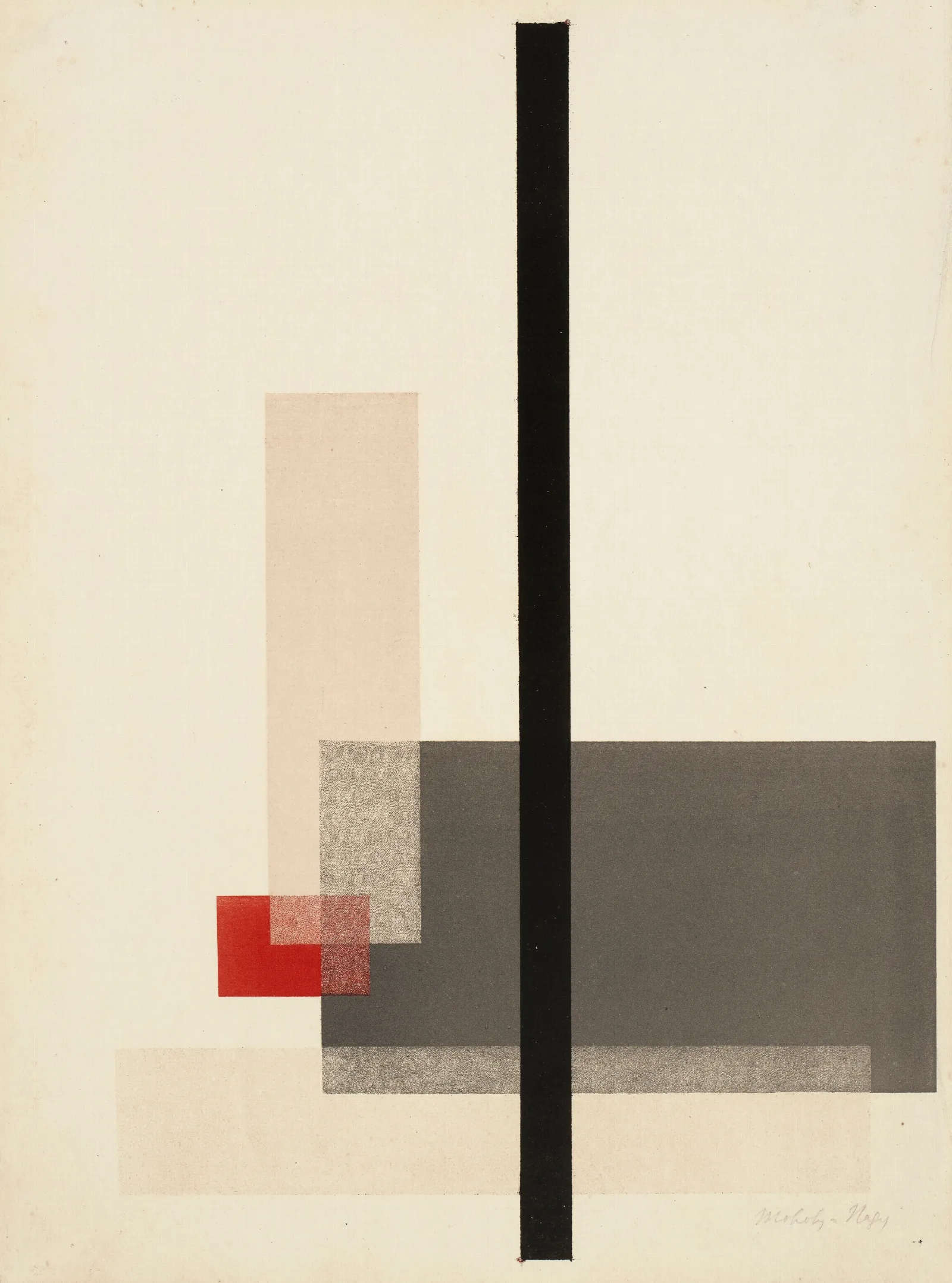 Composition 47 Wall Art by László Moholy-Nagy - Canvas Print
