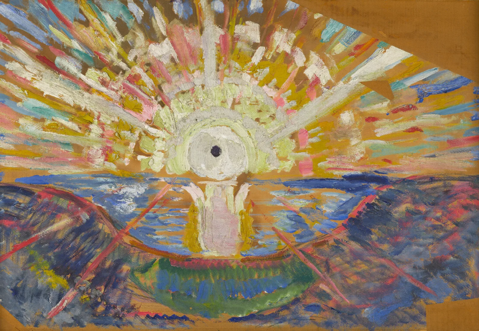 The Sun 2 Wall Art by Edvard Munch - Canvas Print