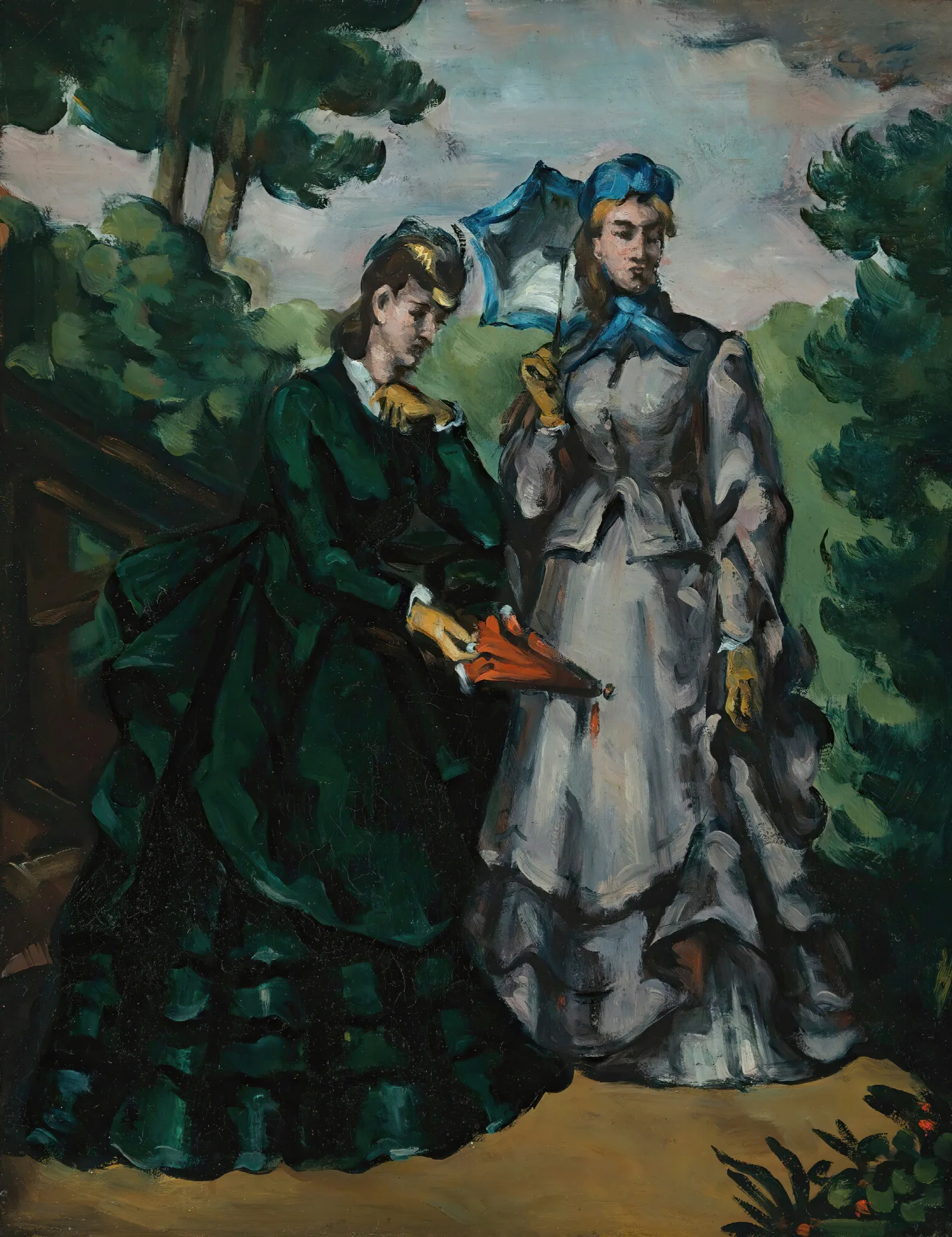 La Promenade 3 Wall Art by Paul Cézanne - Canvas Print