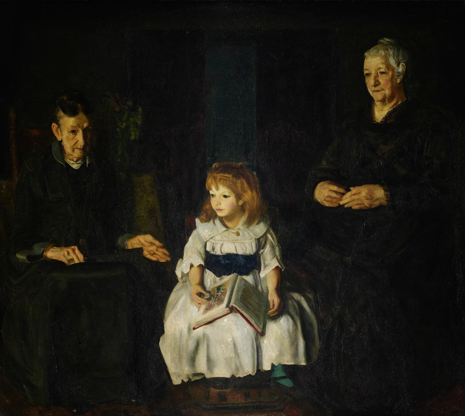 Elinor Jean And Anna Wall Art by George Wesley Bellows - Canvas Print