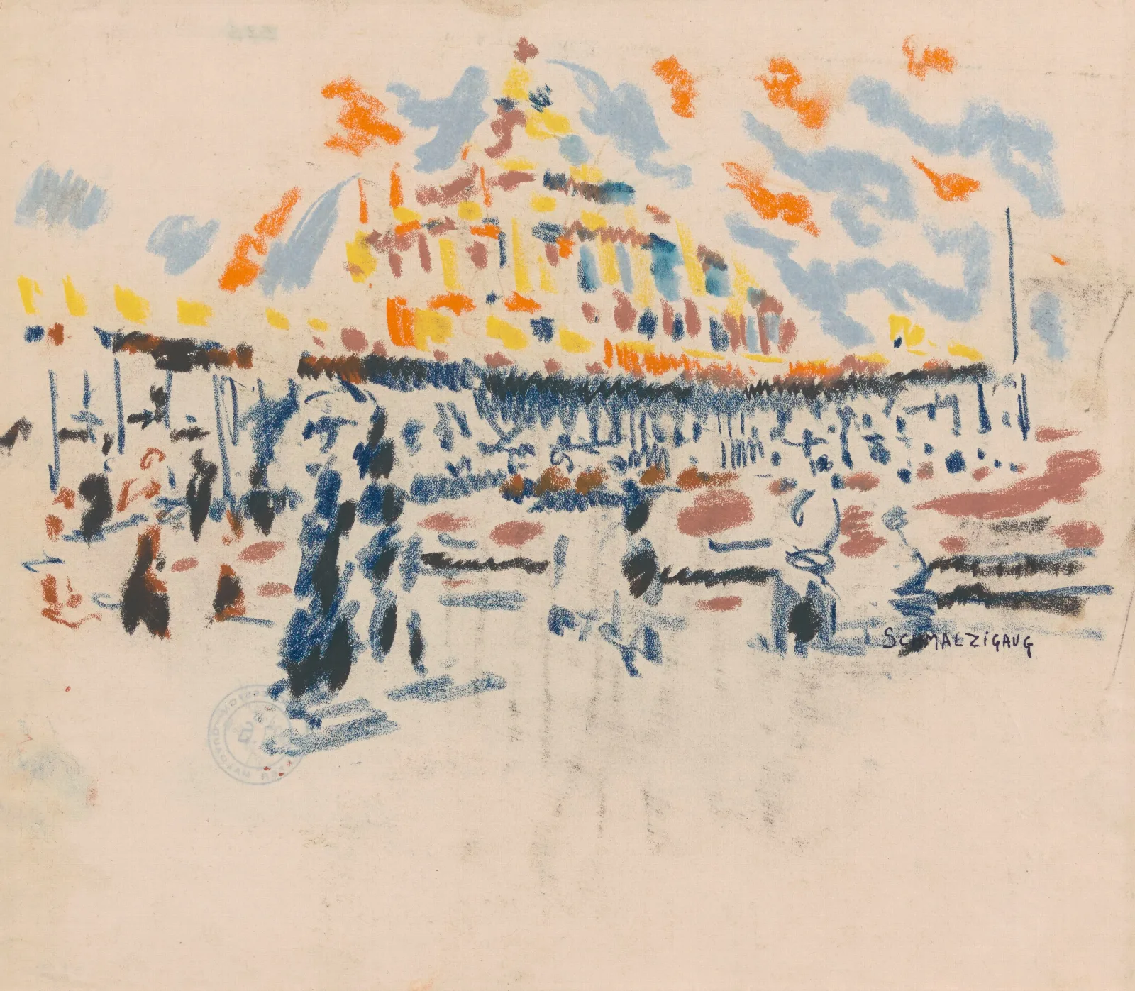 Scheveningen 2 Wall Art by Jules Schmalzigaug - Canvas Print