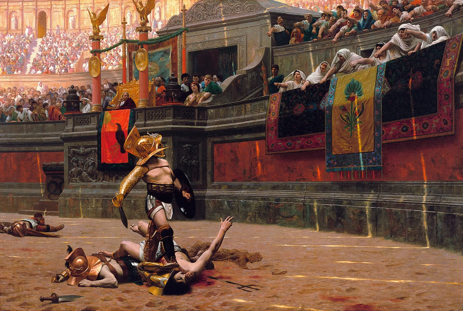 Pollice Verso Wall Art by Jean-Léon Gérôme - Canvas Print