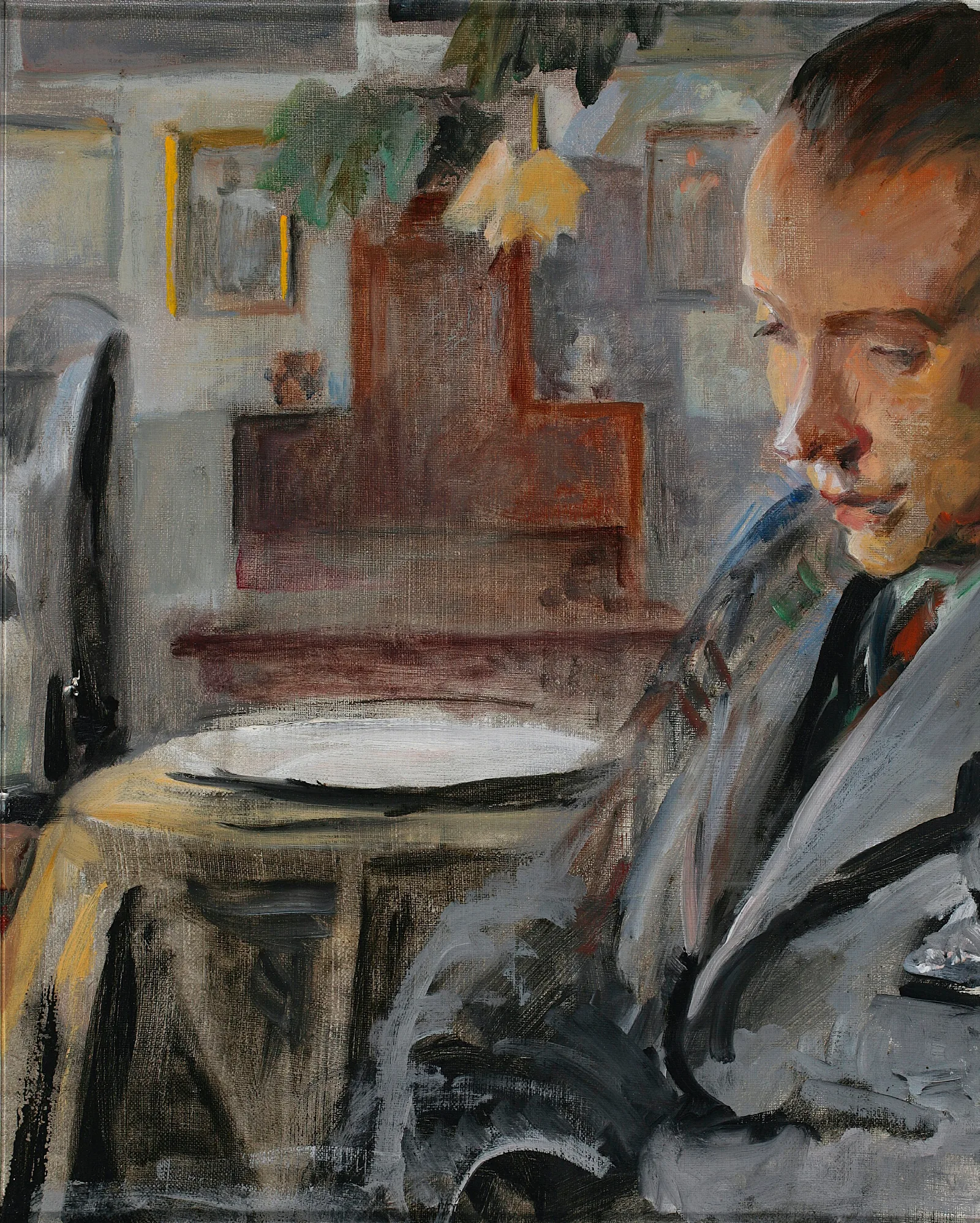 Portrait Study Rafal The Artists Son Wall Art by Jacek Malczewski - Canvas Print