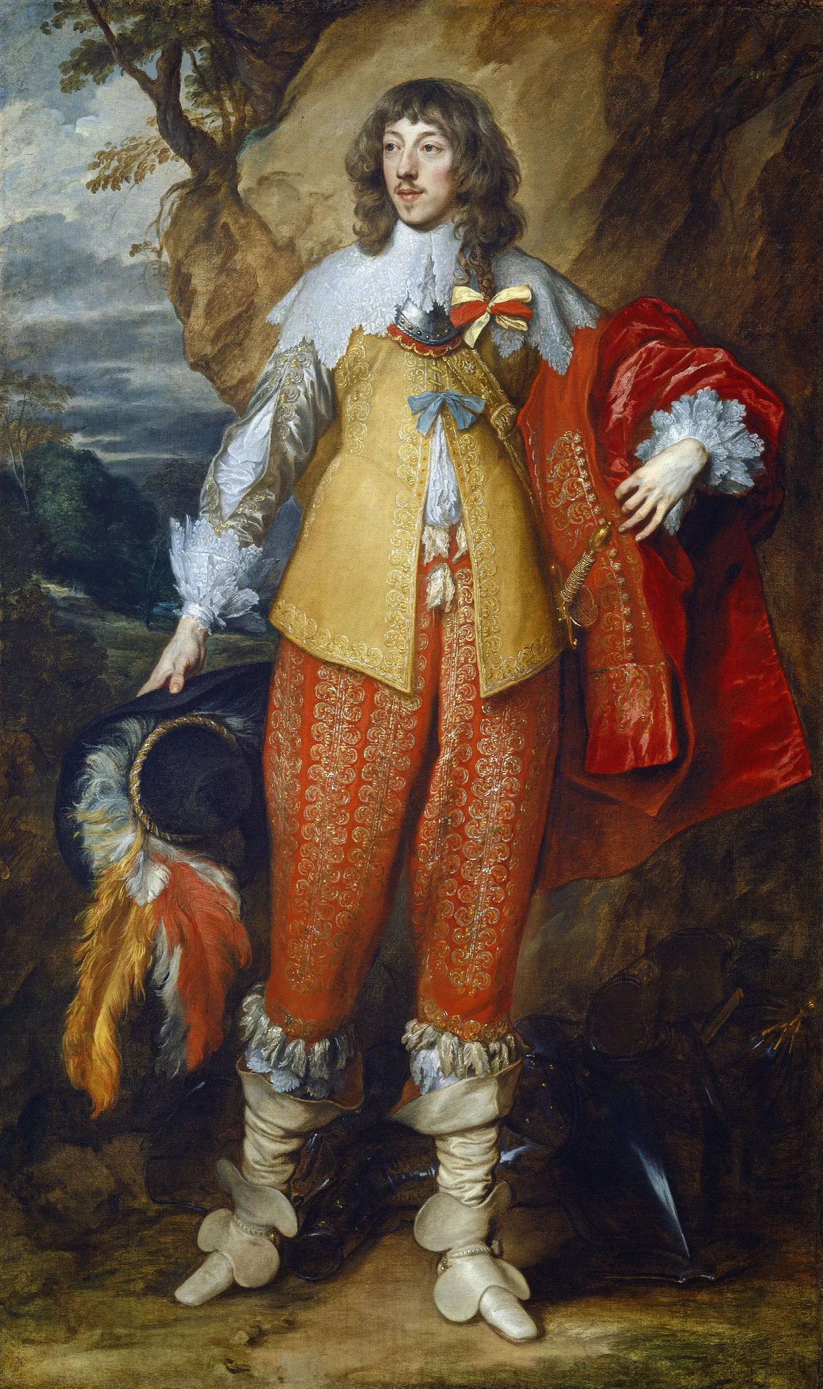Henri Ii De Lorraine Wall Art by Anthony van Dyck - Canvas Print