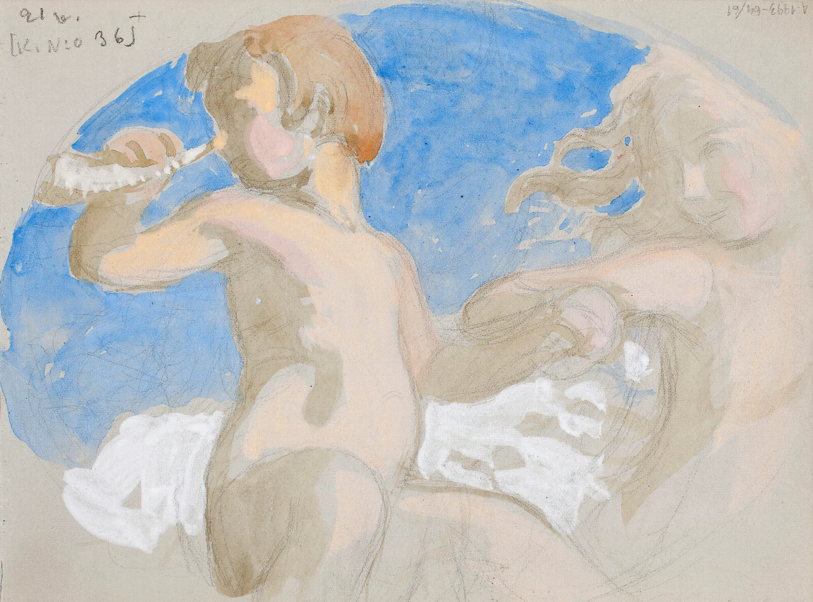 Figurative 56 by Eero Järnefelt (1910) Wall Art by Eero Järnefelt - Canvas Print