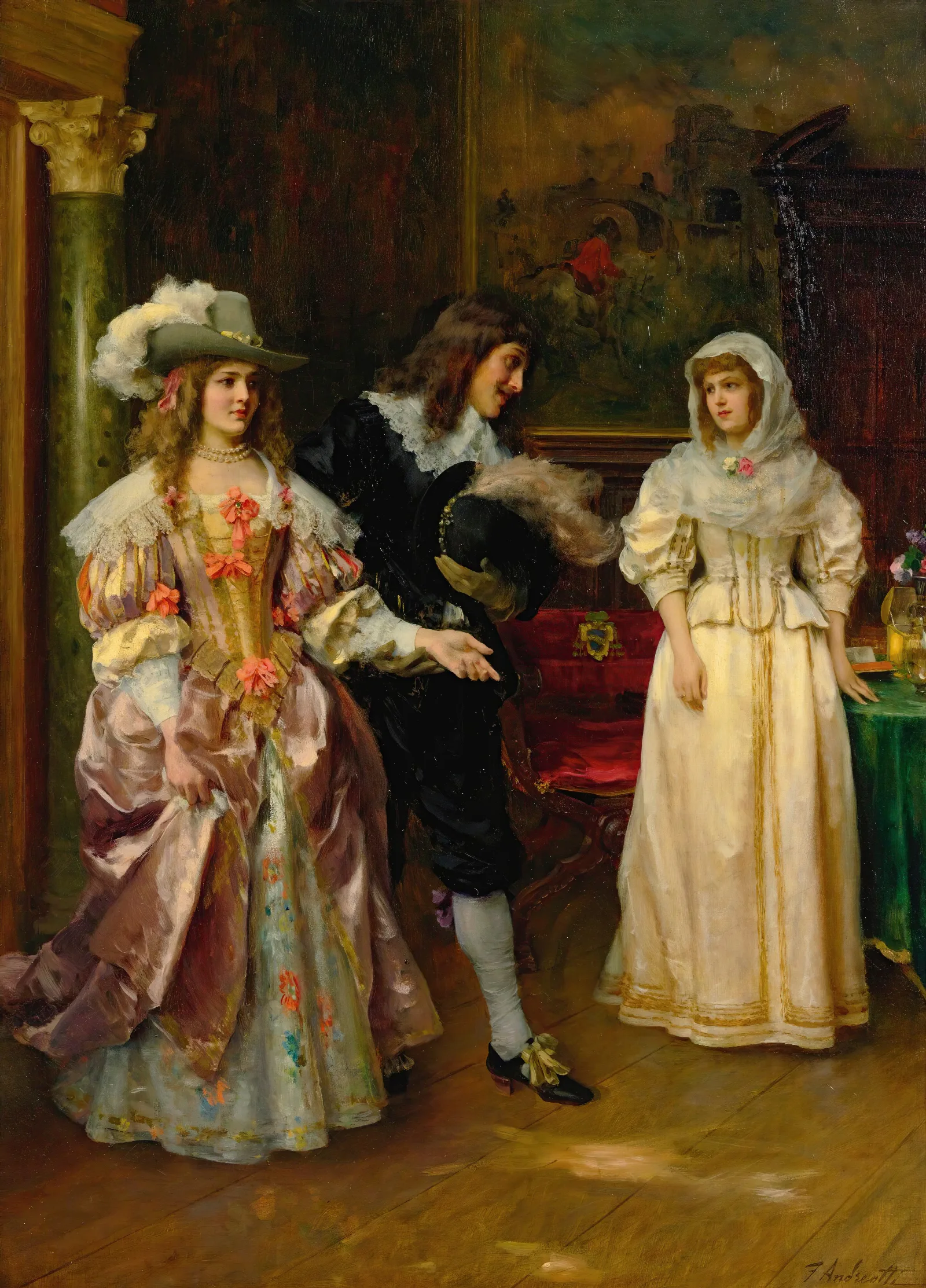 The Distinguished Visitor Wall Art by Federico Andreotti - Canvas Print