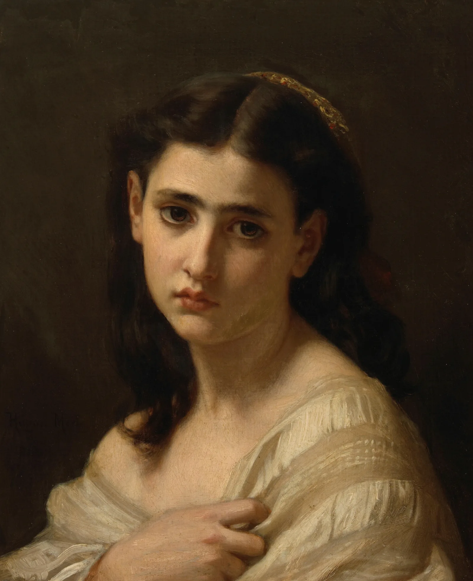 Thoughts Far Away Wall Art by Hugues Merle - Canvas Print