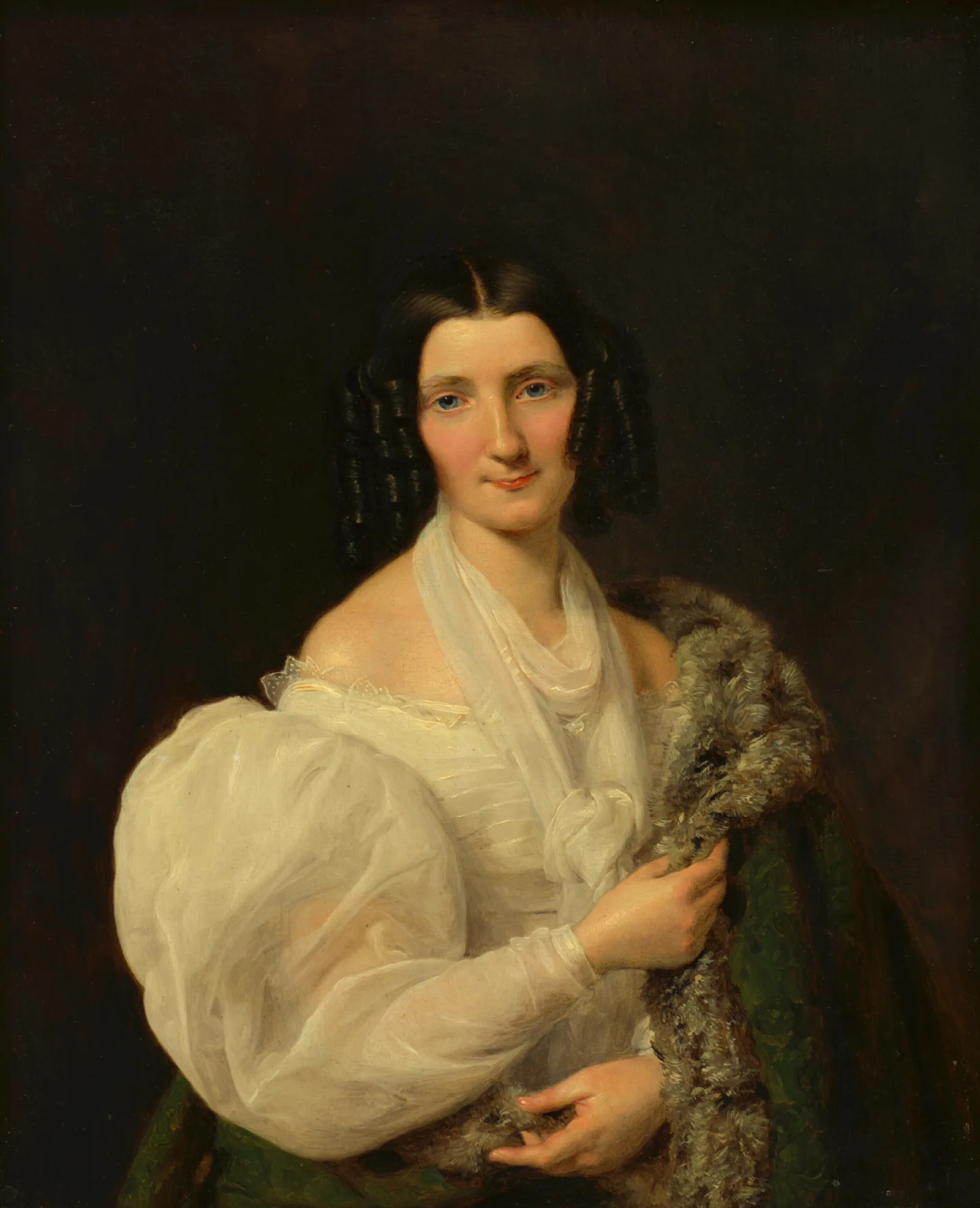 Barbara Von Schickh Als Braut Von Wolfgang Ritter Von Manner Wall Art by Ferdinand Georg Waldmüller - Canvas Print