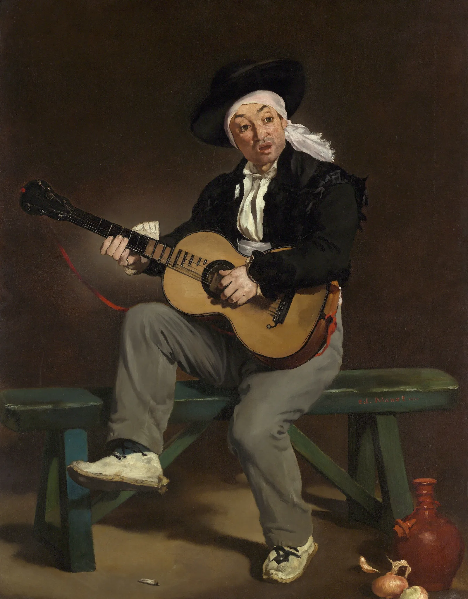 The Spanish Singer Wall Art by Édouard Manet - Canvas Print
