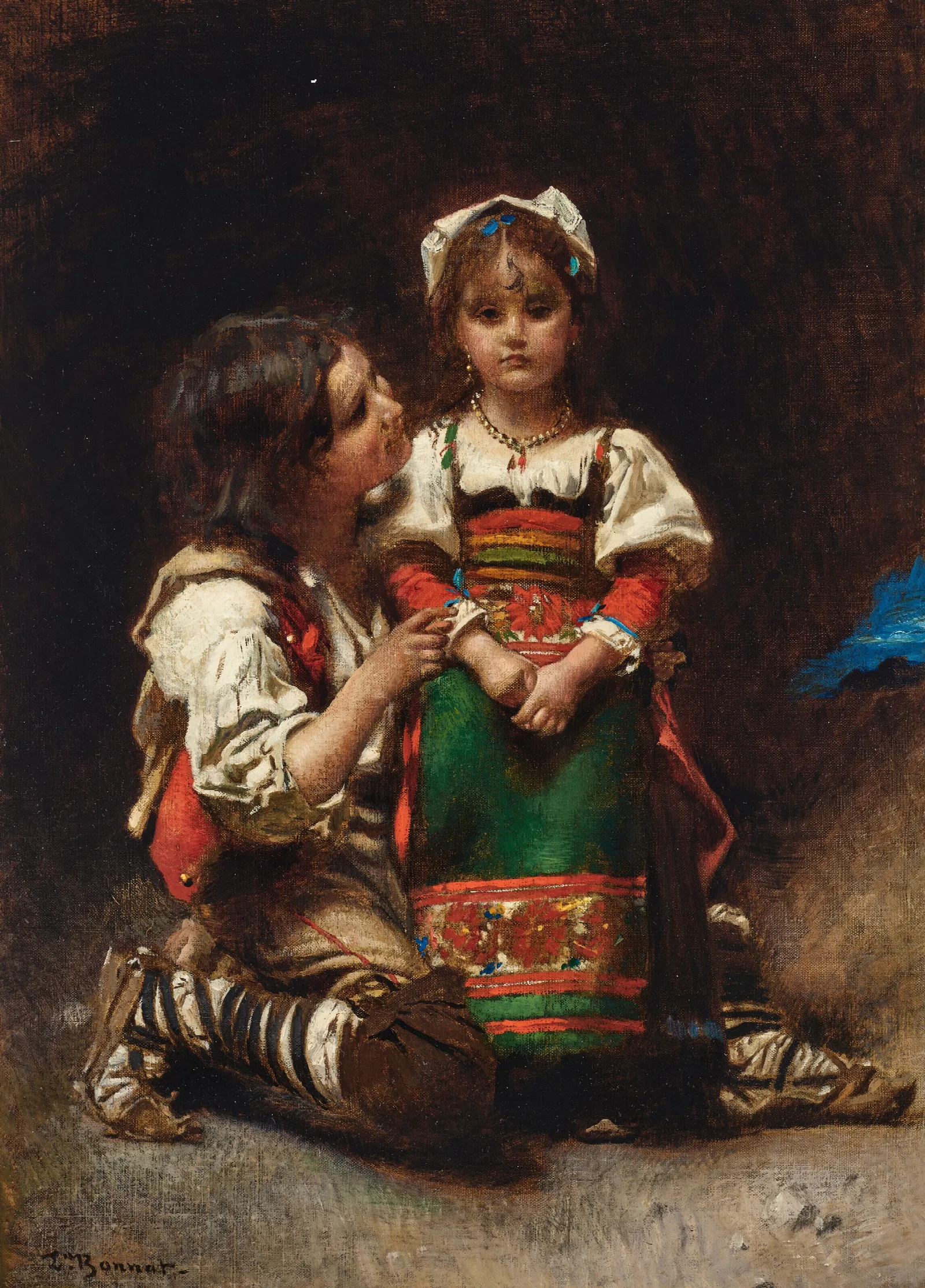 Non Piangere Wall Art by Léon Bonnat - Canvas Print