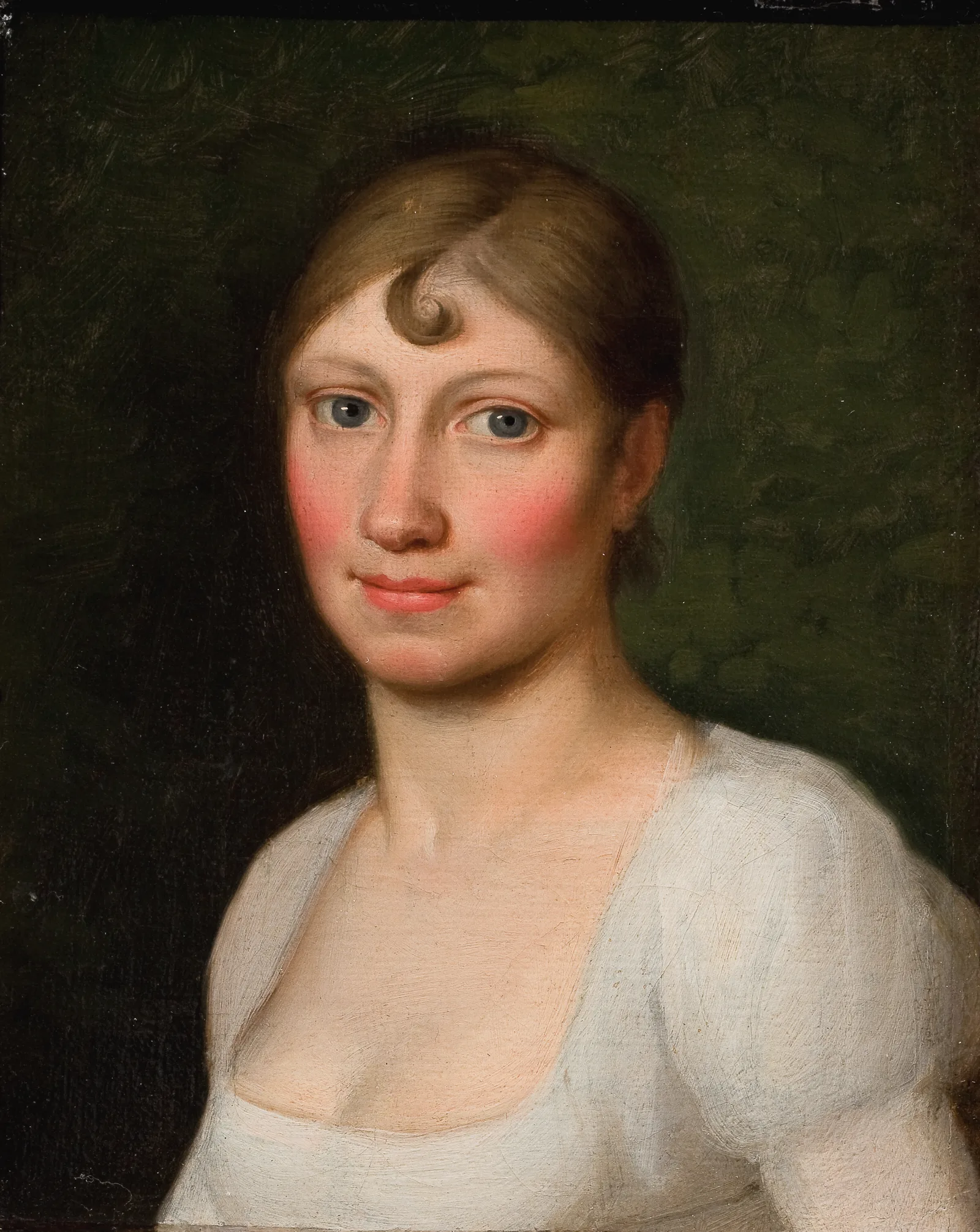 Christine Rebekka Eckersberg F Hyssing Kunstnerens Forste Hustru Wall Art by Christoffer Wilhelm Eckersberg - Canvas Print