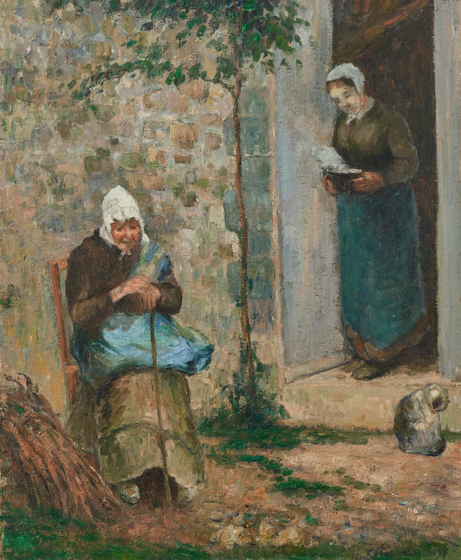 La Charite 4 Wall Art by Camille Pissarro - Canvas Print