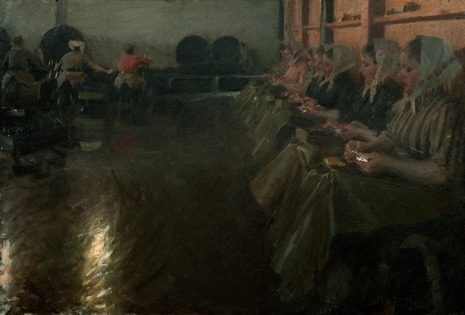 The Large Brewery Wall Art by Anders Zorn - Canvas Print