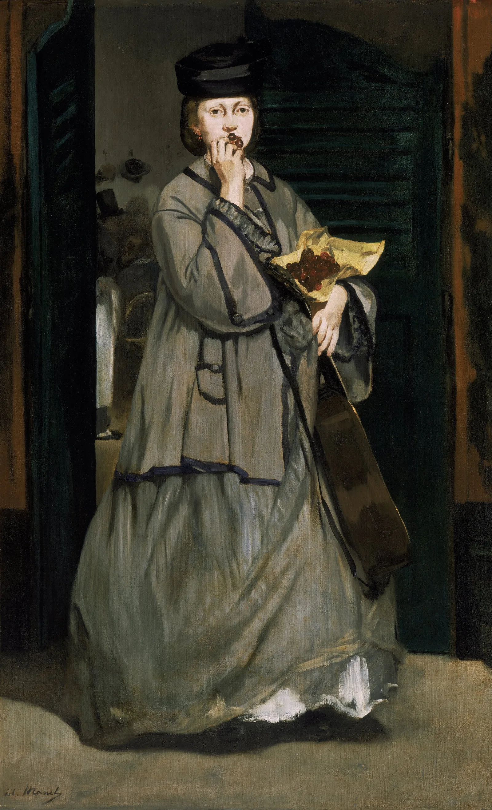 Street Singer Wall Art by Édouard Manet - Canvas Print