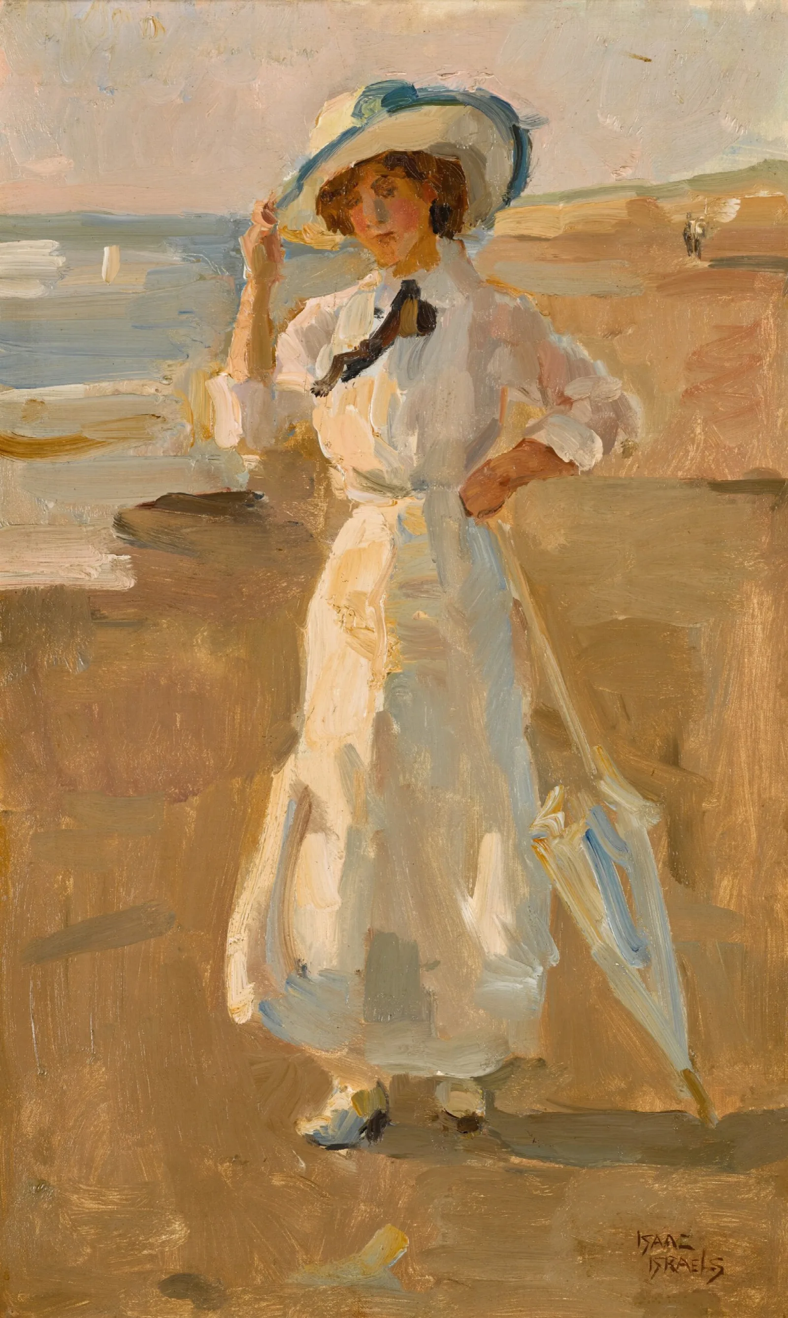 On The Beach 18 Wall Art by Isaac Israëls - Canvas Print