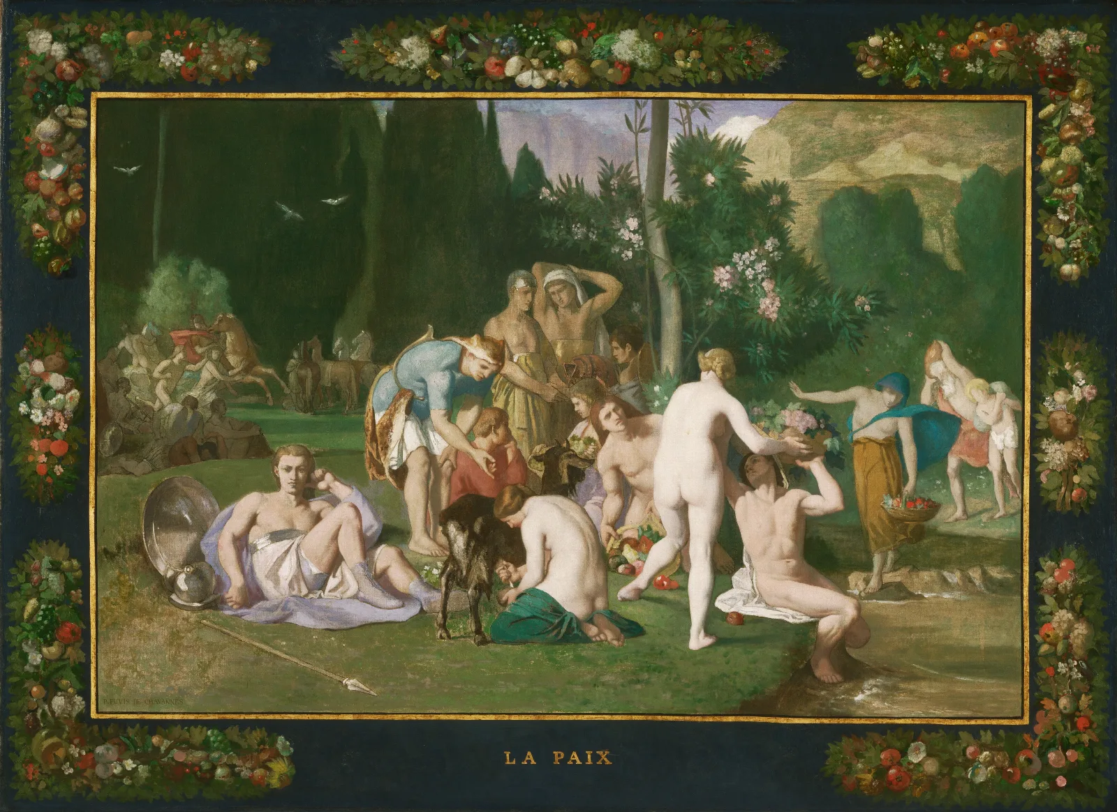 Peace Wall Art by Pierre Puvis de Chavannes - Canvas Print