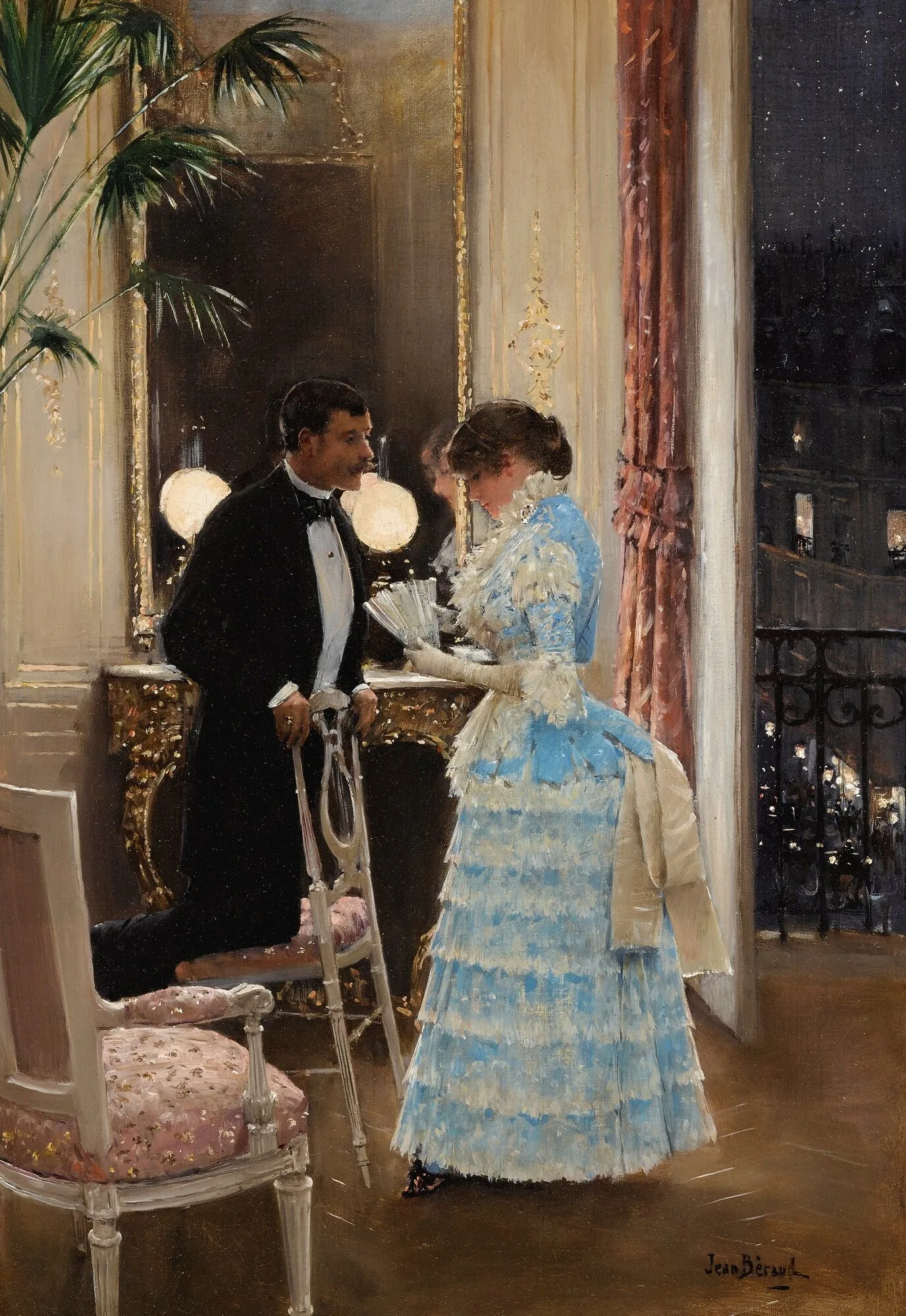La Conversation Wall Art by Jean Béraud - Canvas Print