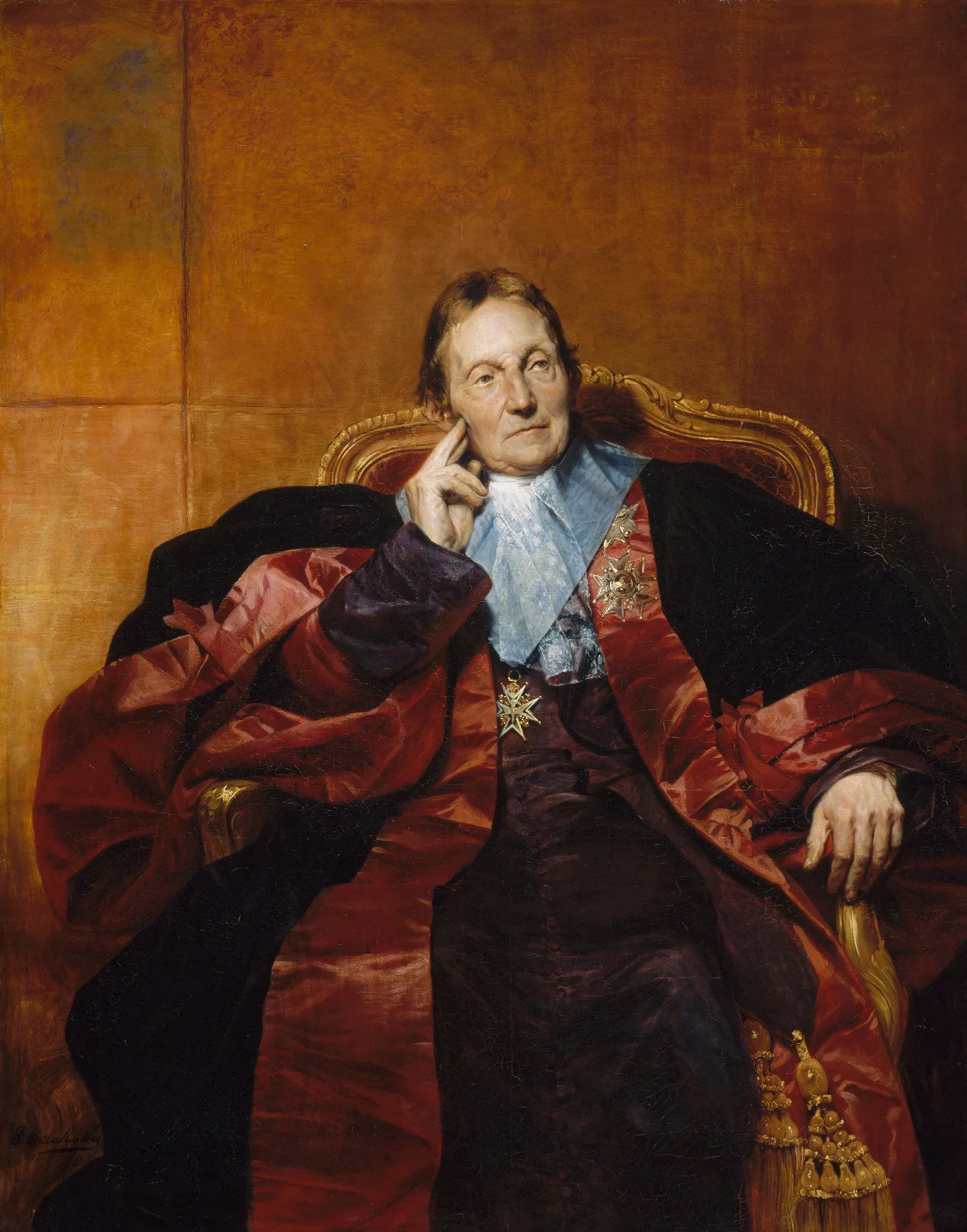 Marquis De Pastoret Wall Art by Paul Delaroche - Canvas Print