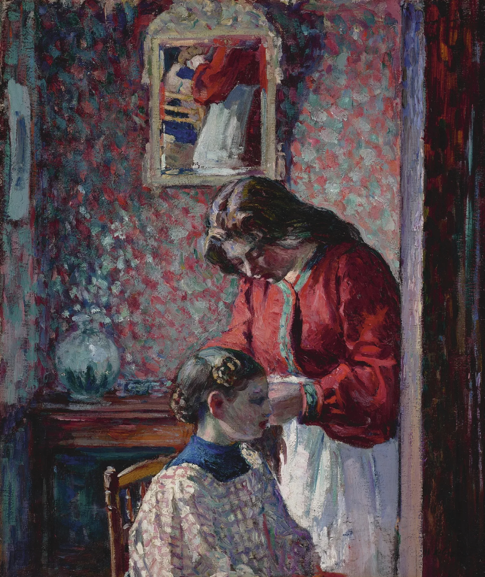 Le Coiffure Wall Art by Henri Lebasque - Canvas Print