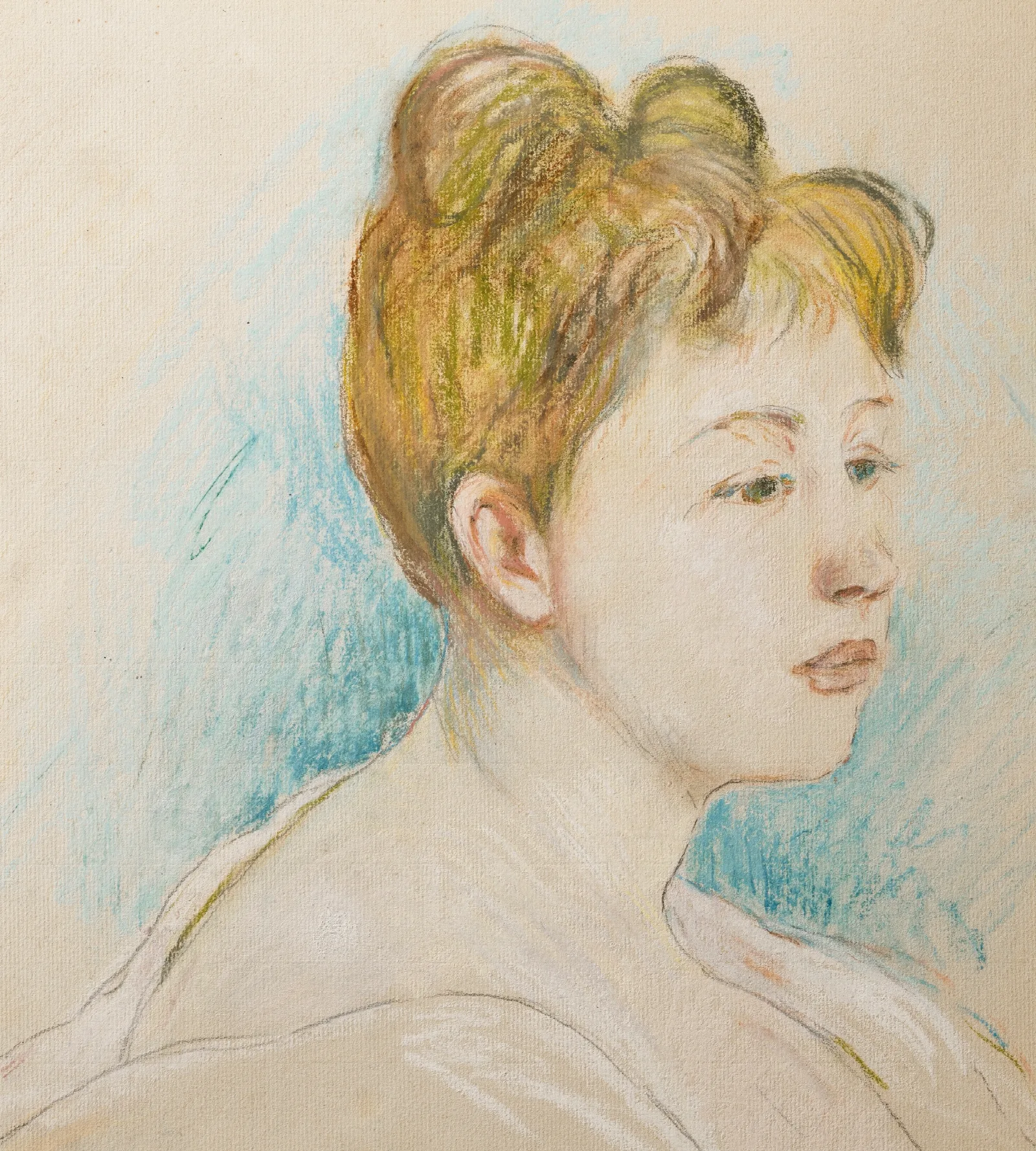 Miss P Wall Art by Berthe Morisot - Canvas Print