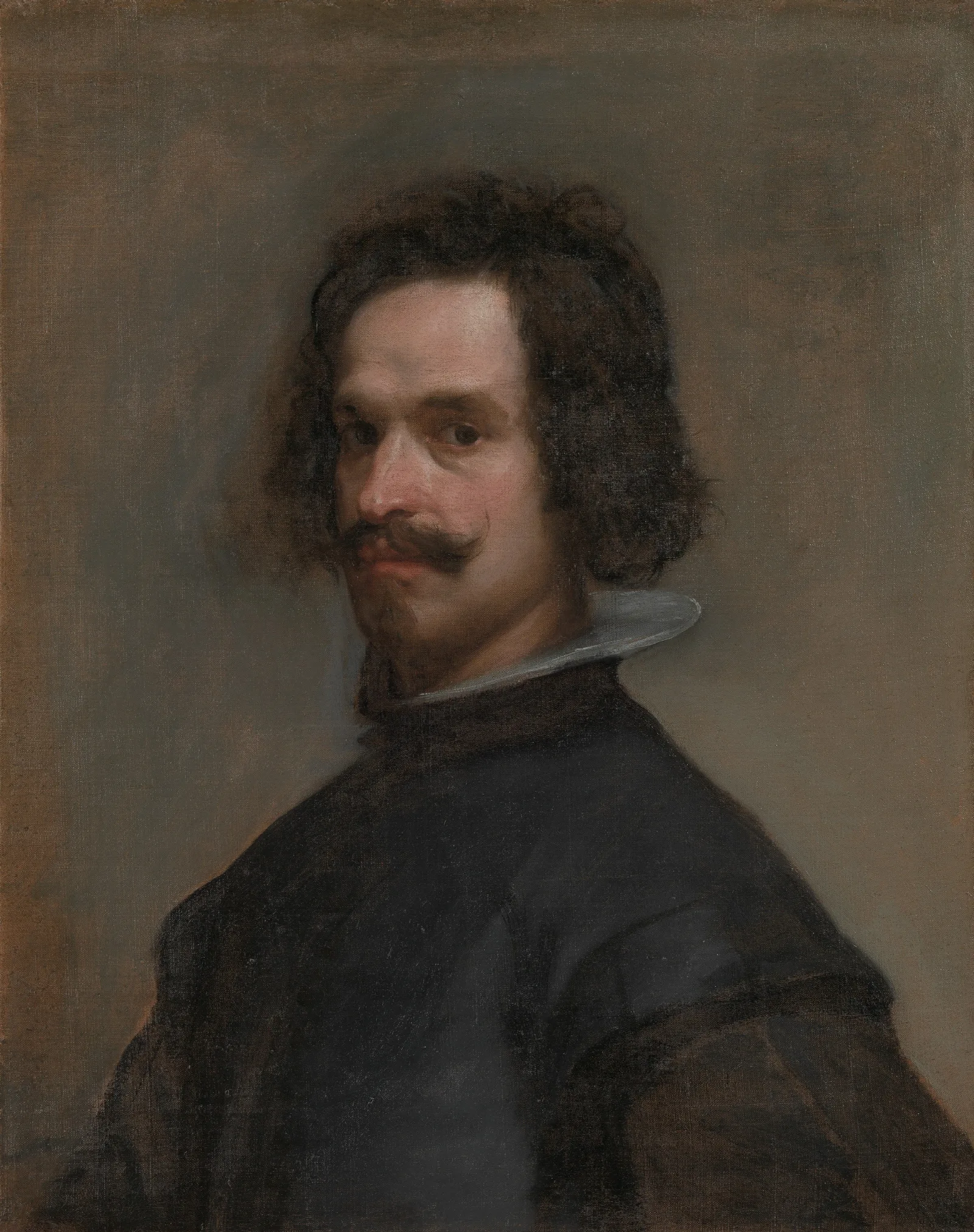Portrait Of A Man Possibly A Self Portrait Wall Art by Diego Velázquez - Canvas Print