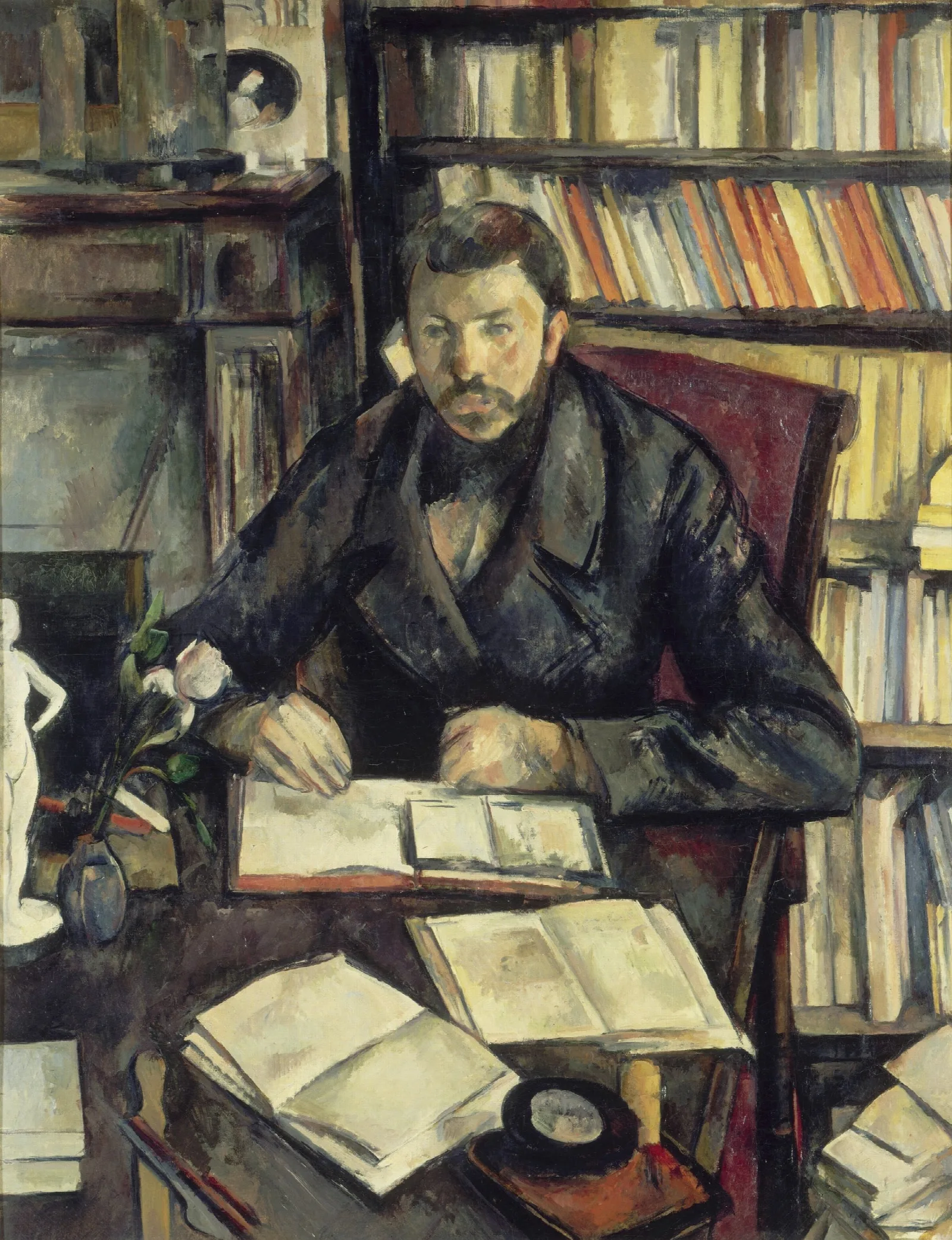 Gustave Geffroy Wall Art by Paul Cézanne - Canvas Print