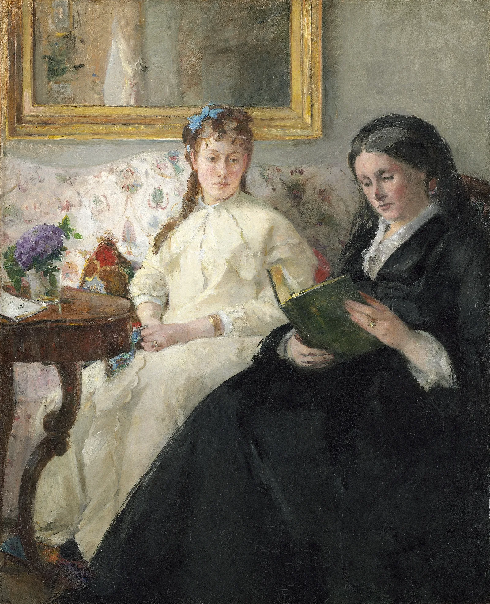 The Mother And Sister Of The Artist Wall Art by Berthe Morisot - Canvas Print