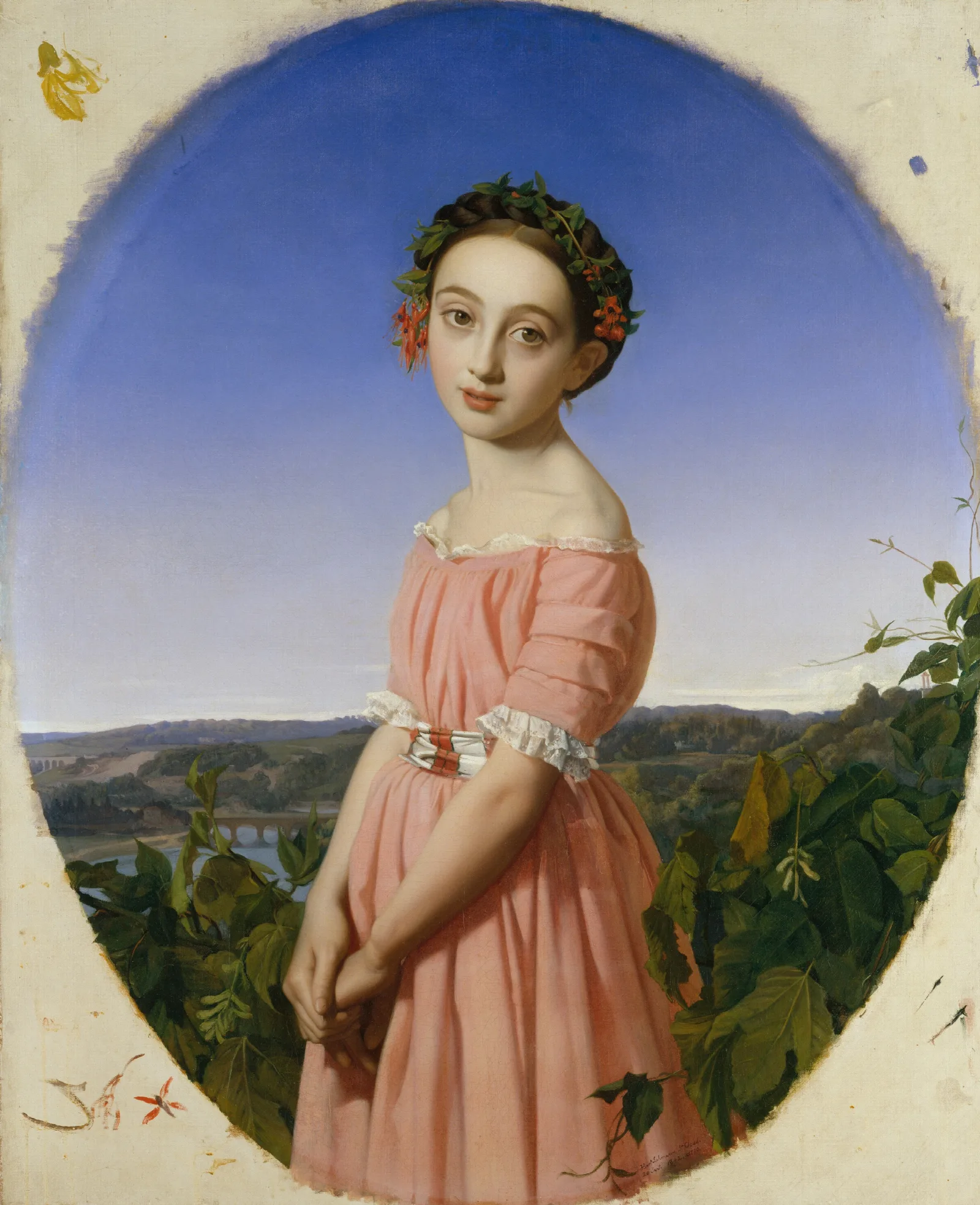 Faustine Leo 1832 1865 Wall Art by Henri Lehmann - Canvas Print