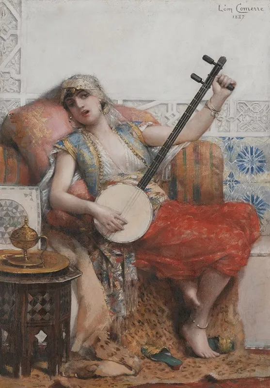 Odalisque 19 Wall Art by Léon François Comerre - Canvas Print