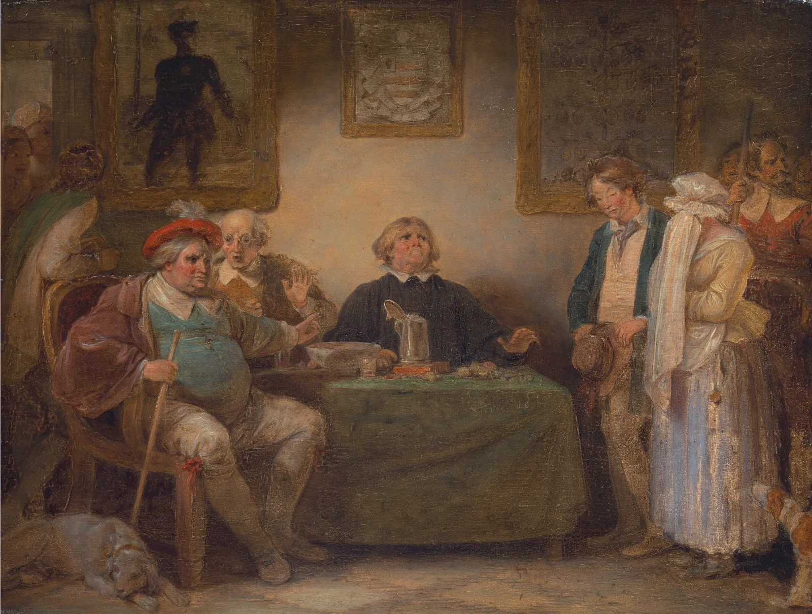 The Seven Ages Of Man The Justice As You Like It Ii Vii Wall Art by Robert Smirke - Canvas Print