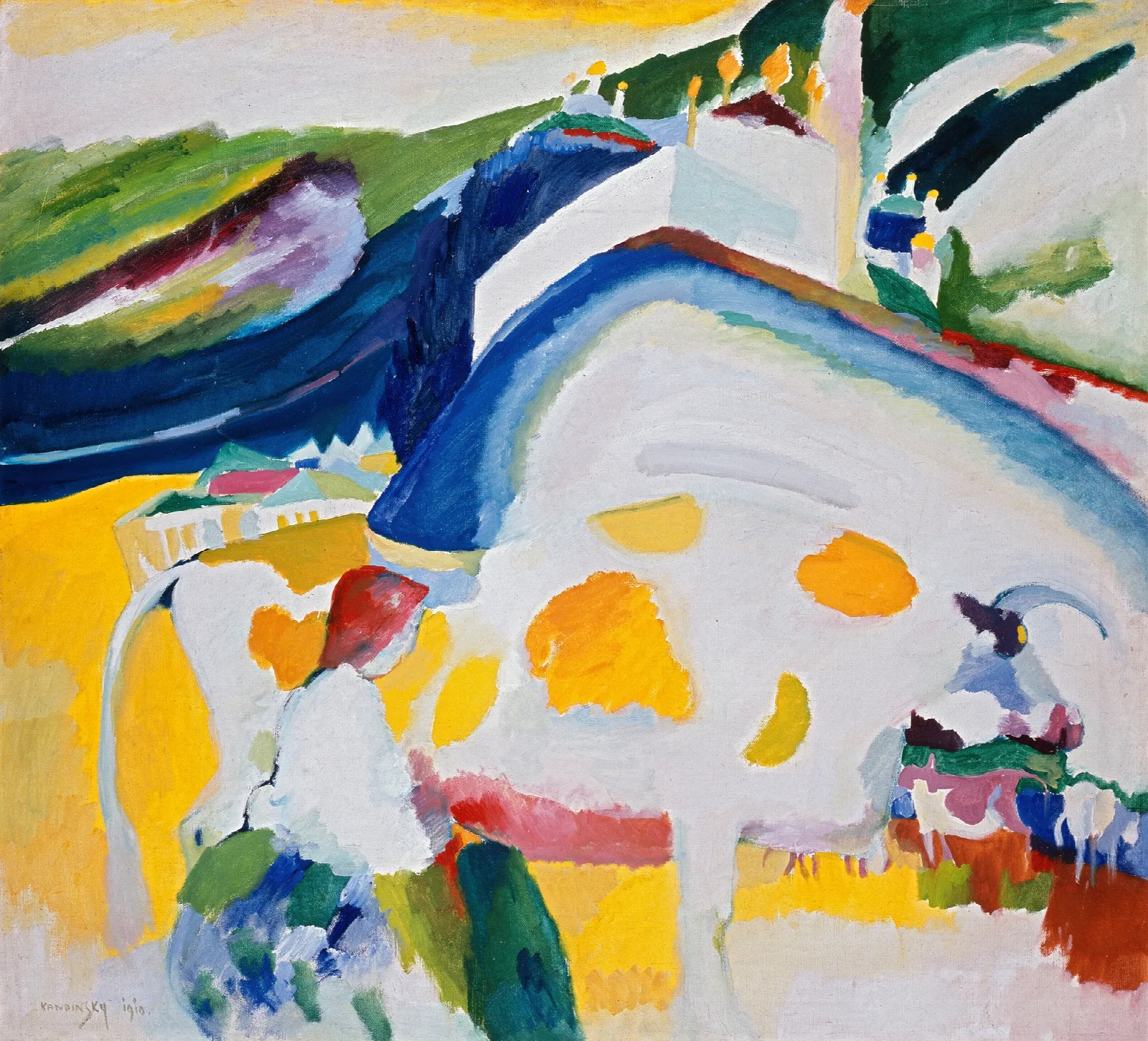 The Cow Wall Art by Wassily Kandinsky - Canvas Print