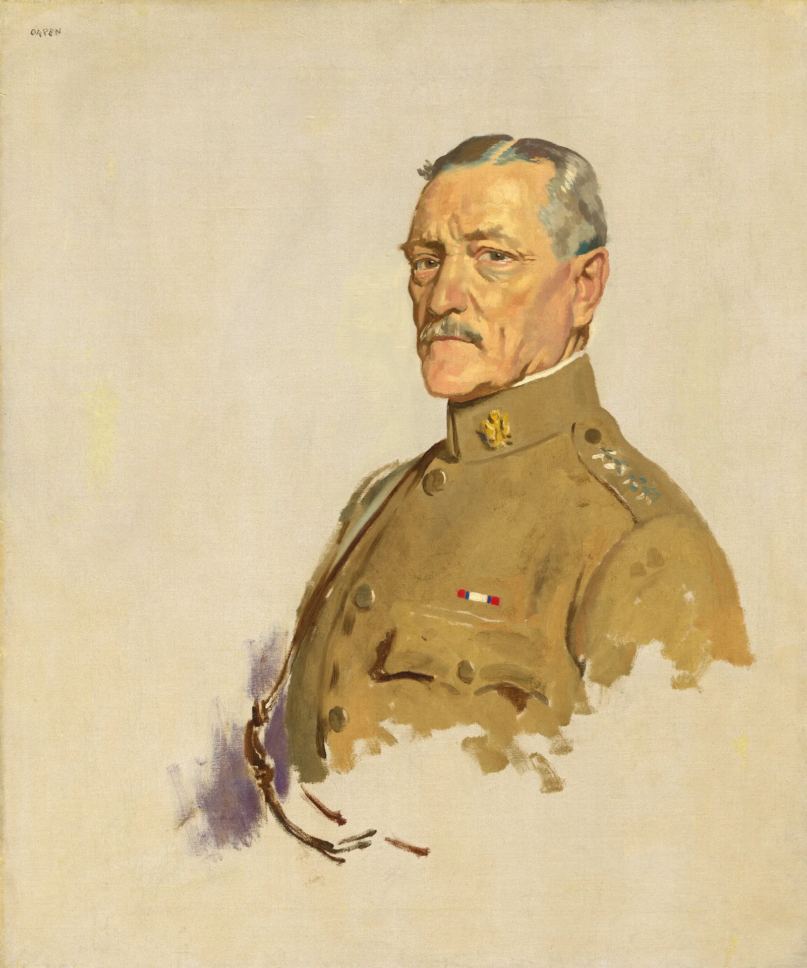 John Joseph Pershing Wall Art by William Orpen - Canvas Print
