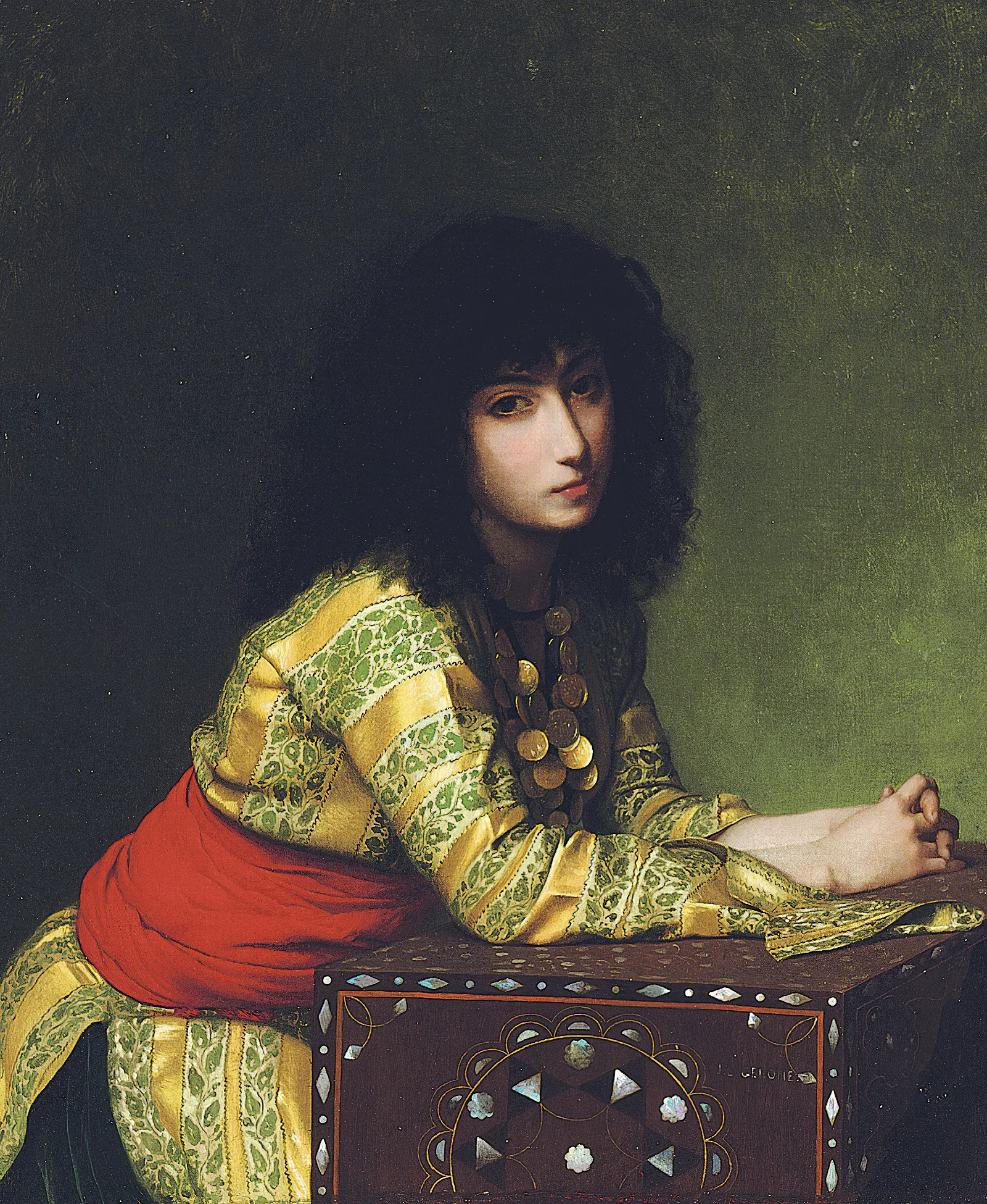 Egyptian Girl 2 Wall Art by Jean-Léon Gérôme - Canvas Print