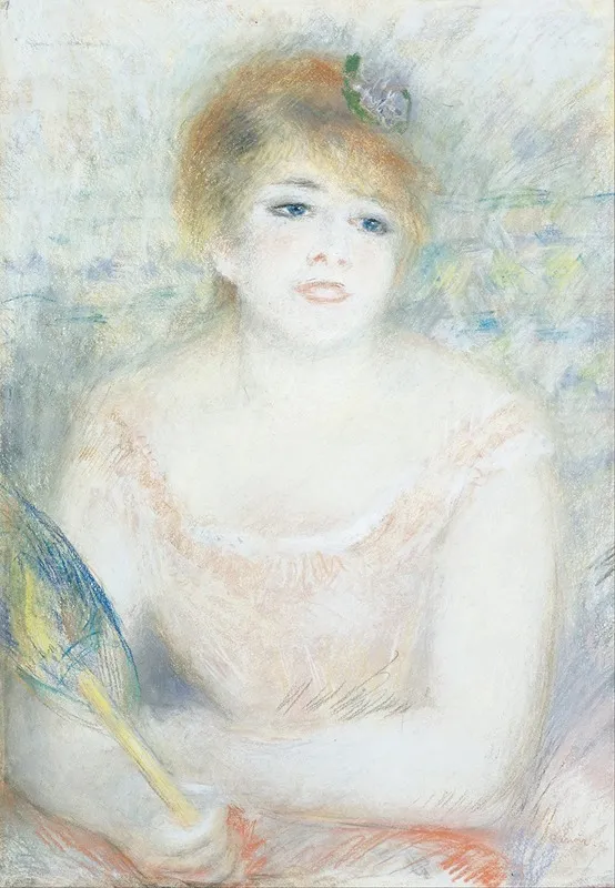 Mlle Jeanne Samary Wall Art by Pierre-Auguste Renoir - Canvas Print