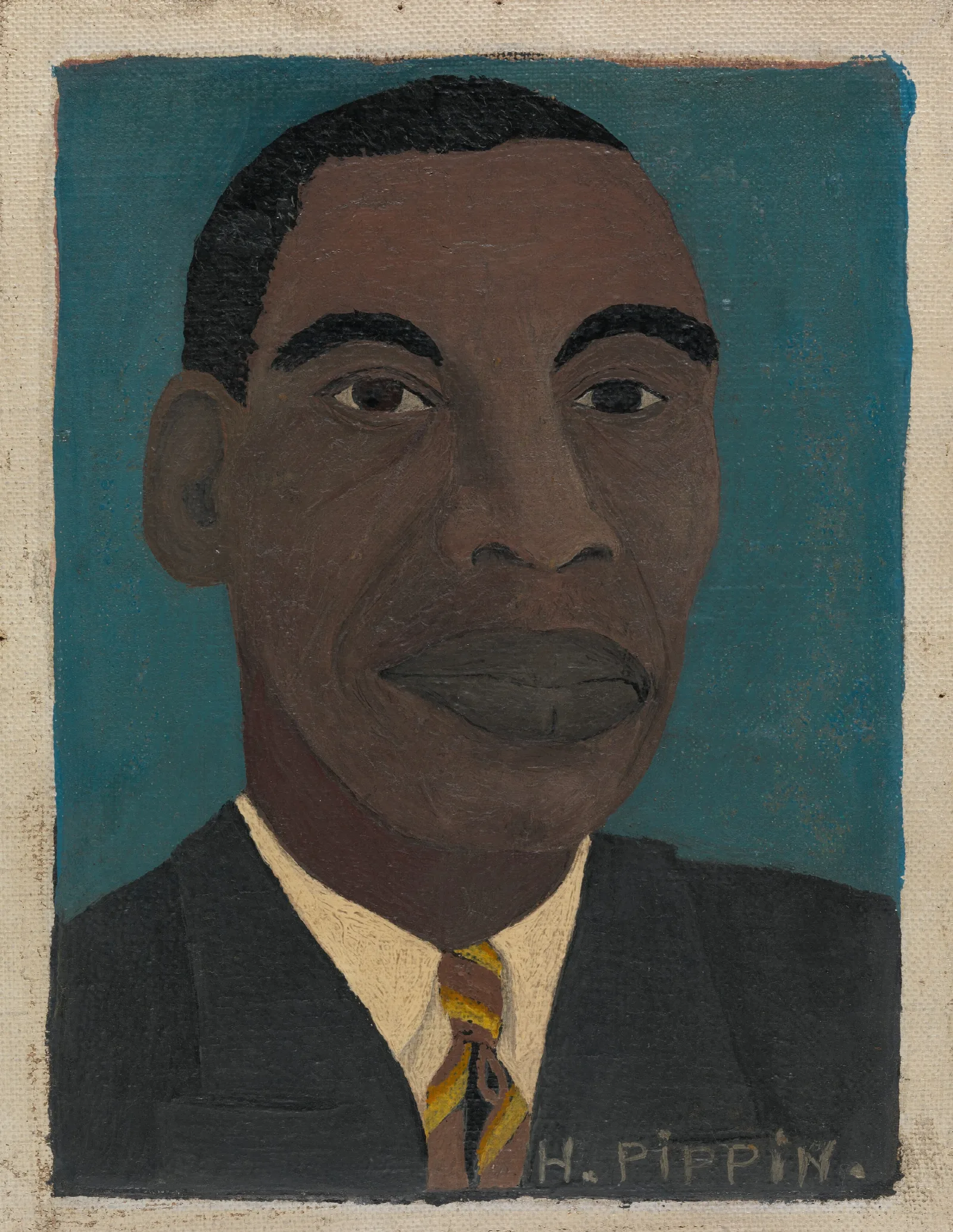 Self Portrait Ii Wall Art by Horace Pippin - Canvas Print