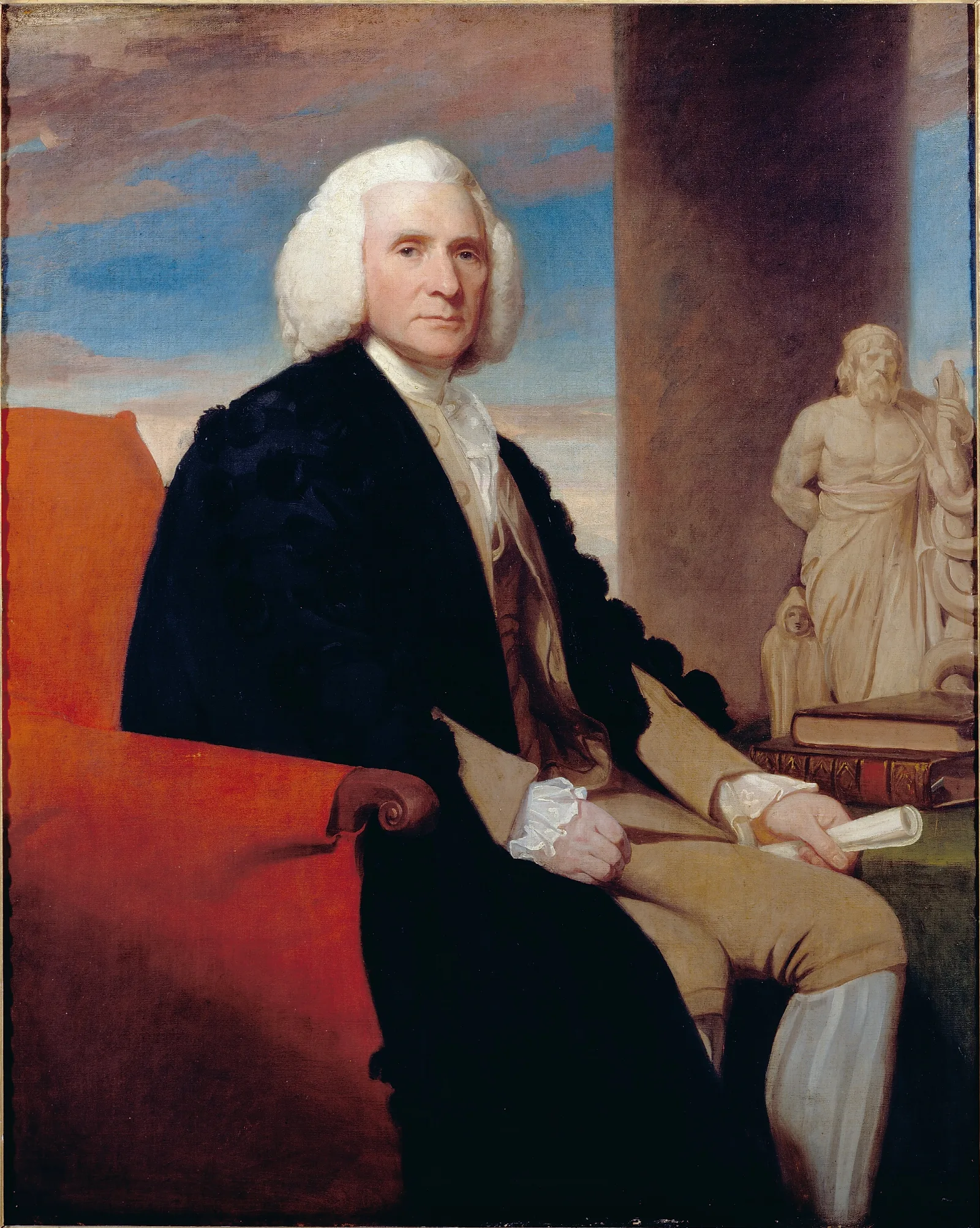 Joseph Allen Wall Art by George Romney - Canvas Print