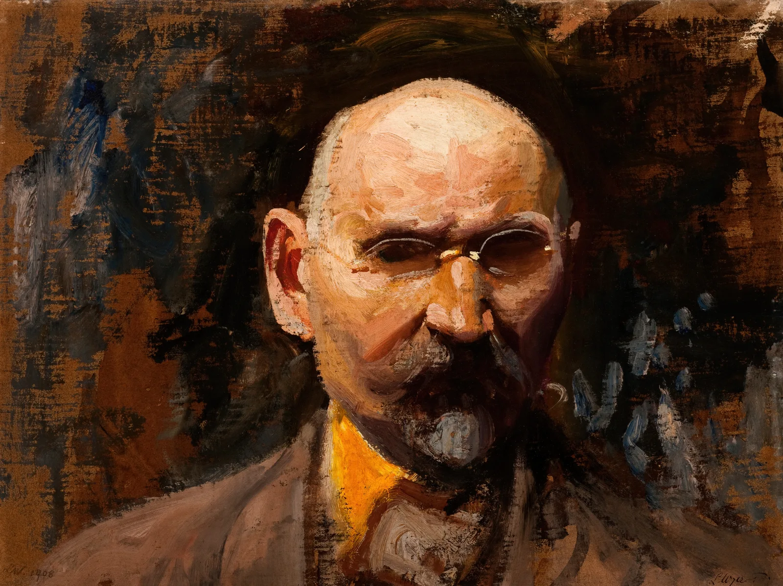 Self Portrait 306 Wall Art by Leon Wyczółkowski - Canvas Print