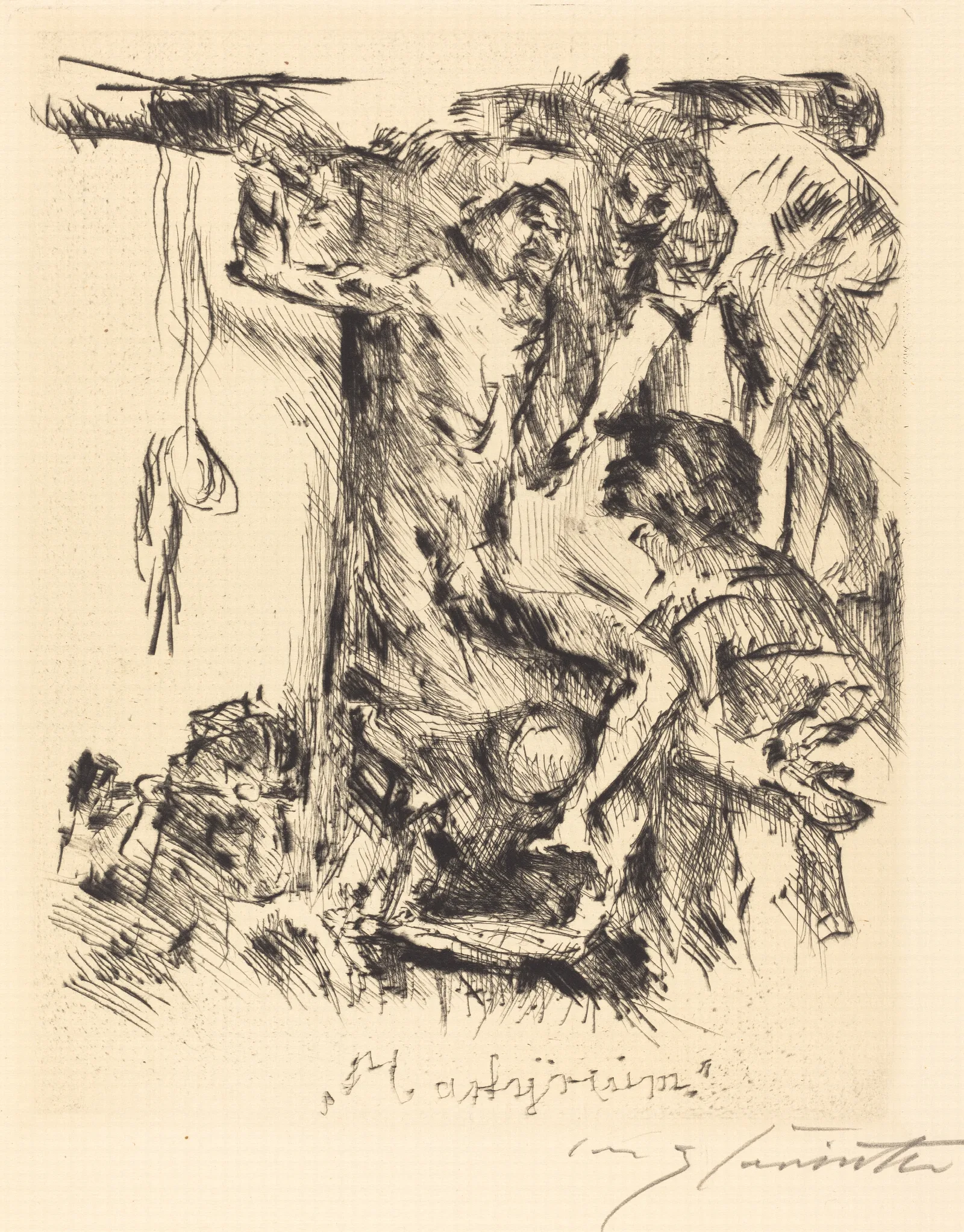 Martyrium Martyrdom Wall Art by Lovis Corinth - Canvas Print