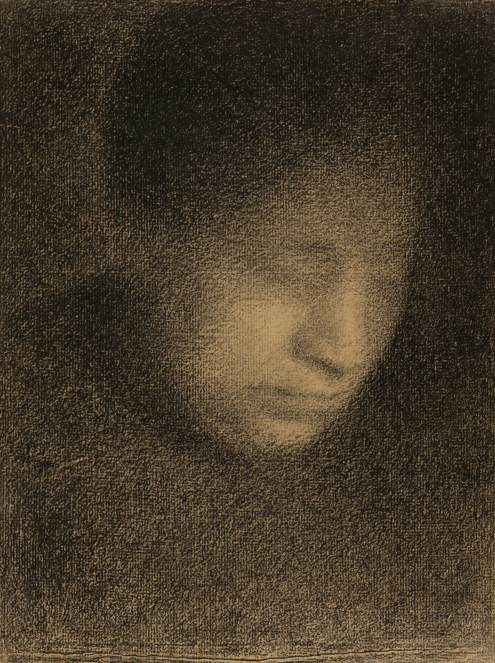 Madame Seurat The Artists Mother Madame Seurat Mere Wall Art by Georges Seurat - Canvas Print