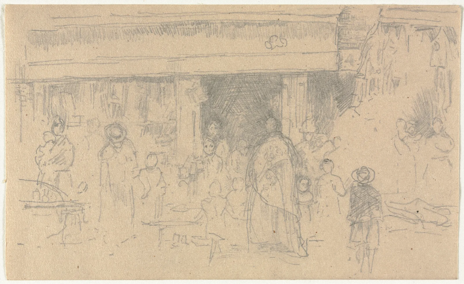 Street Scene 22 Wall Art by James Abbott McNeill Whistler - Canvas Print