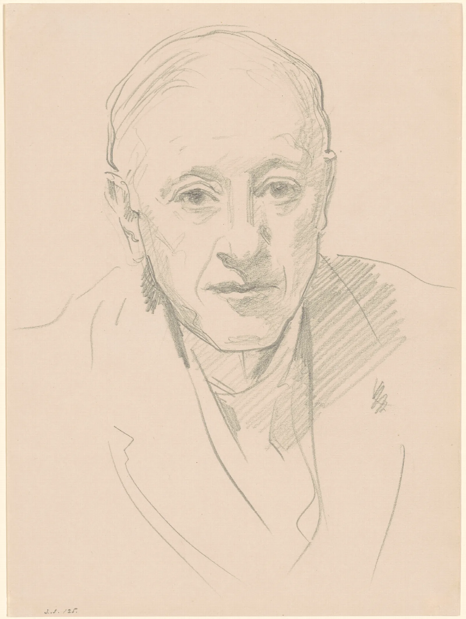 Bust Of A Man Wall Art by John Singer Sargent - Canvas Print