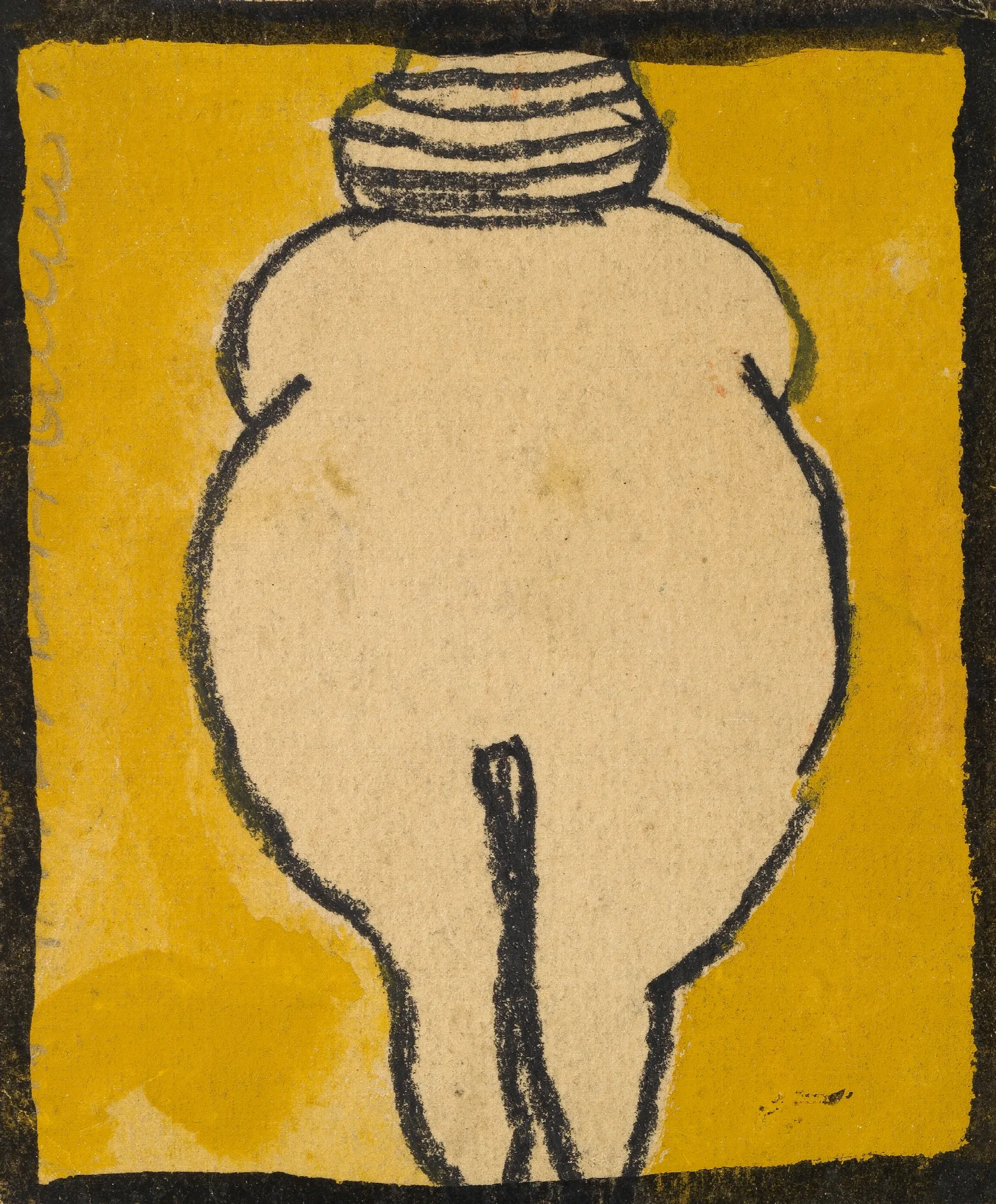 Venus Von Willendorf Wall Art by Egon Schiele - Canvas Print