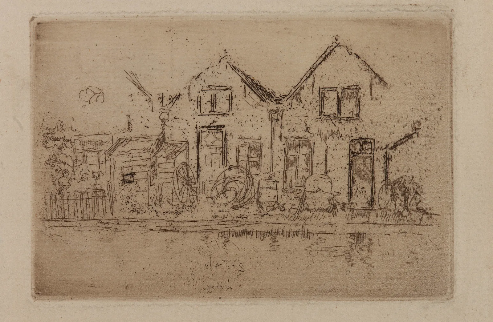 The Little Wheelwrights Wall Art by James Abbott McNeill Whistler - Canvas Print