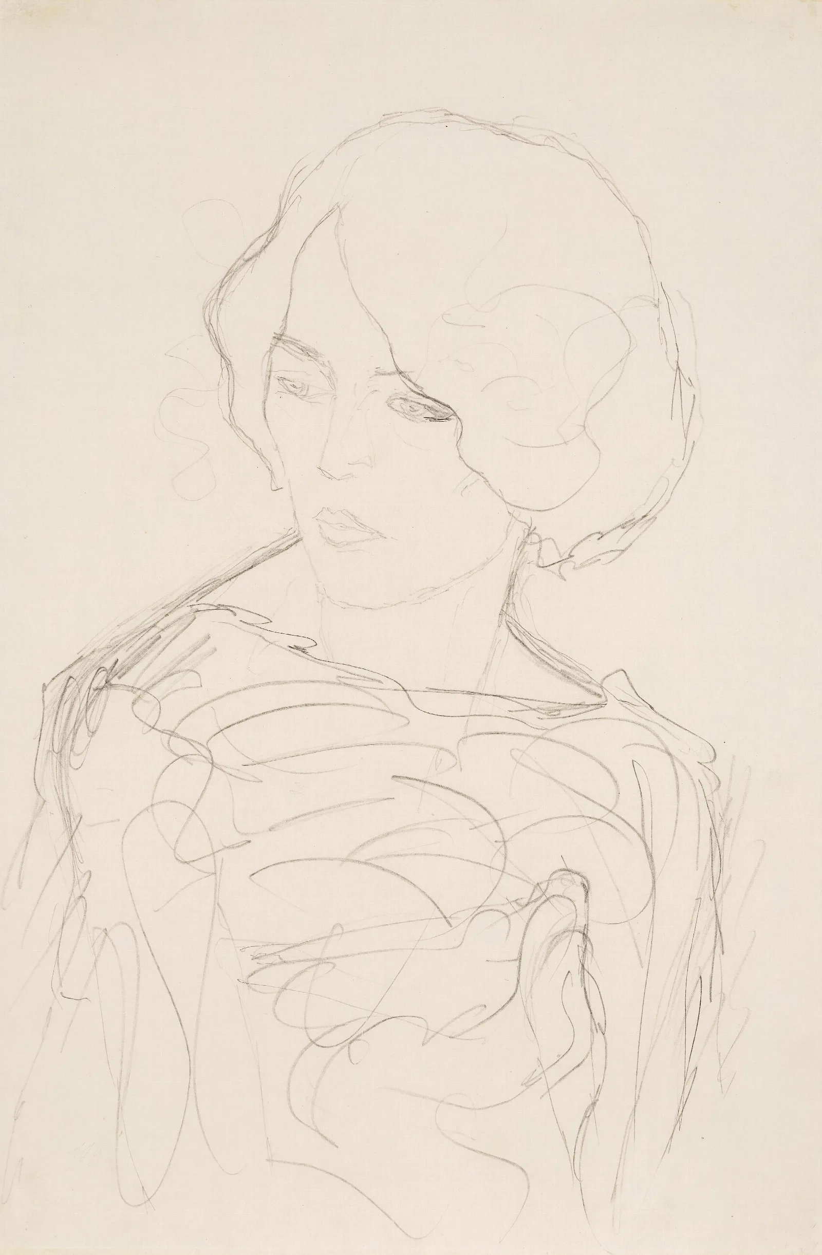 Portrait Of A Lady 282 Wall Art by Gustav Klimt - Canvas Print