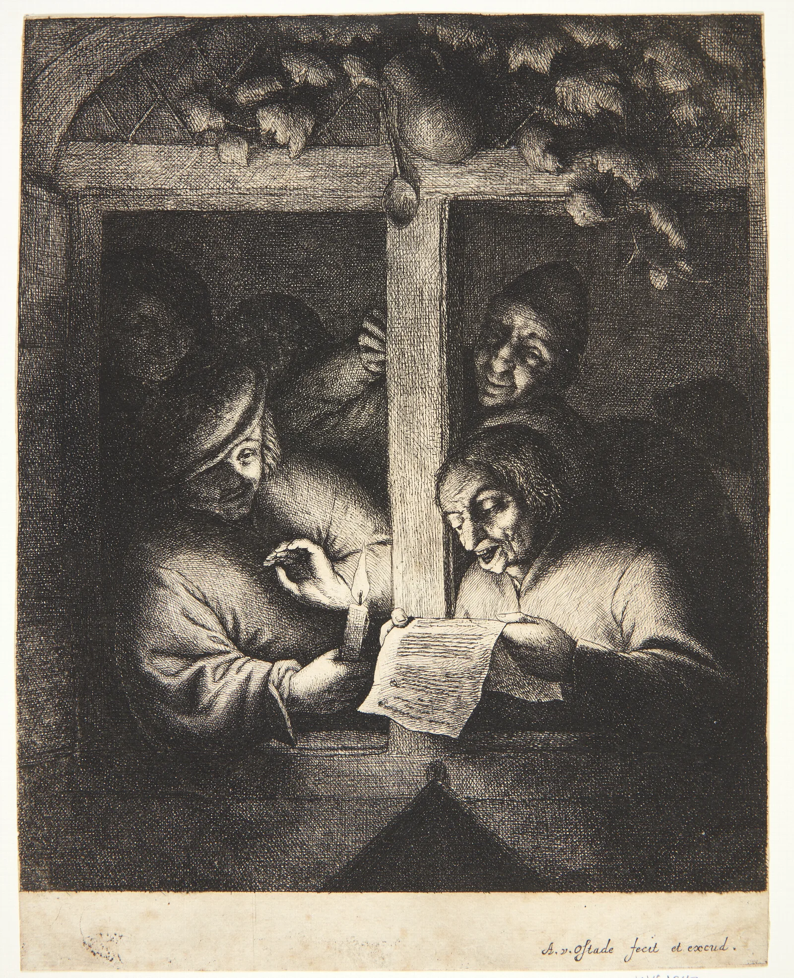 The Singers Wall Art by Adriaen van Ostade - Canvas Print