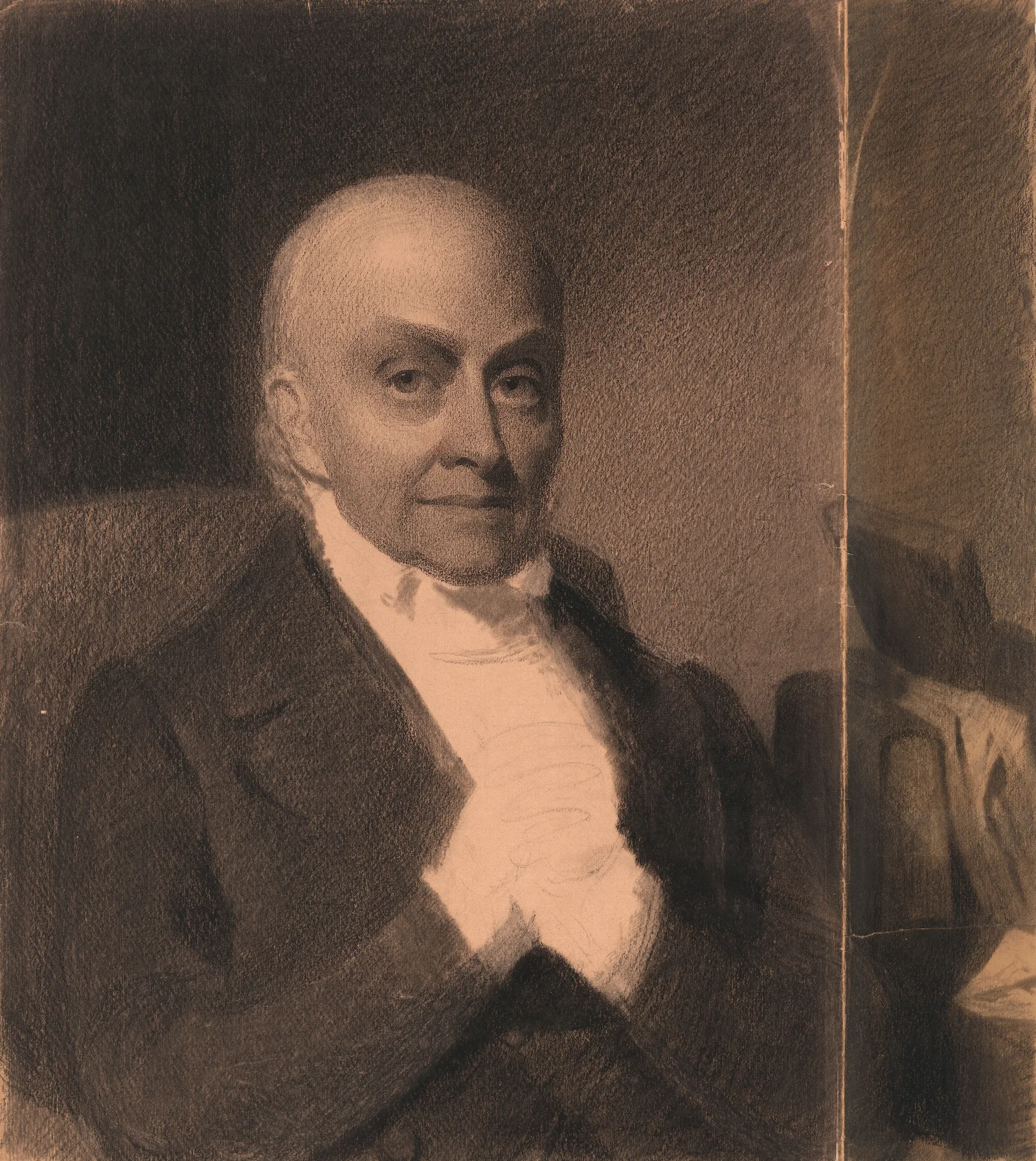 John Quincy Adams 6 Wall Art by Eastman Johnson - Canvas Print