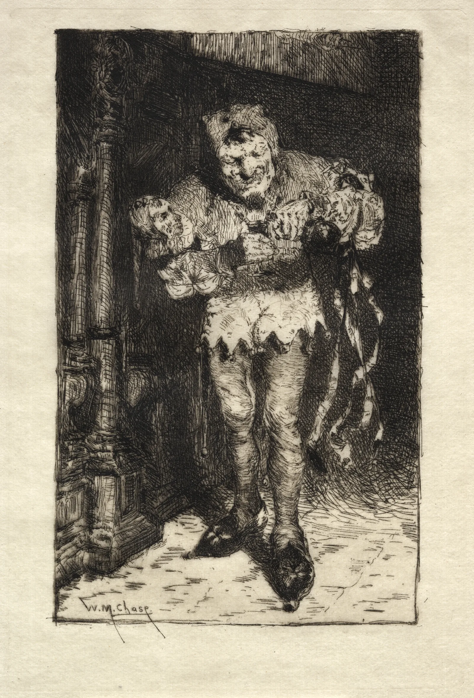 The Jester 3 Wall Art by William Merritt Chase - Canvas Print