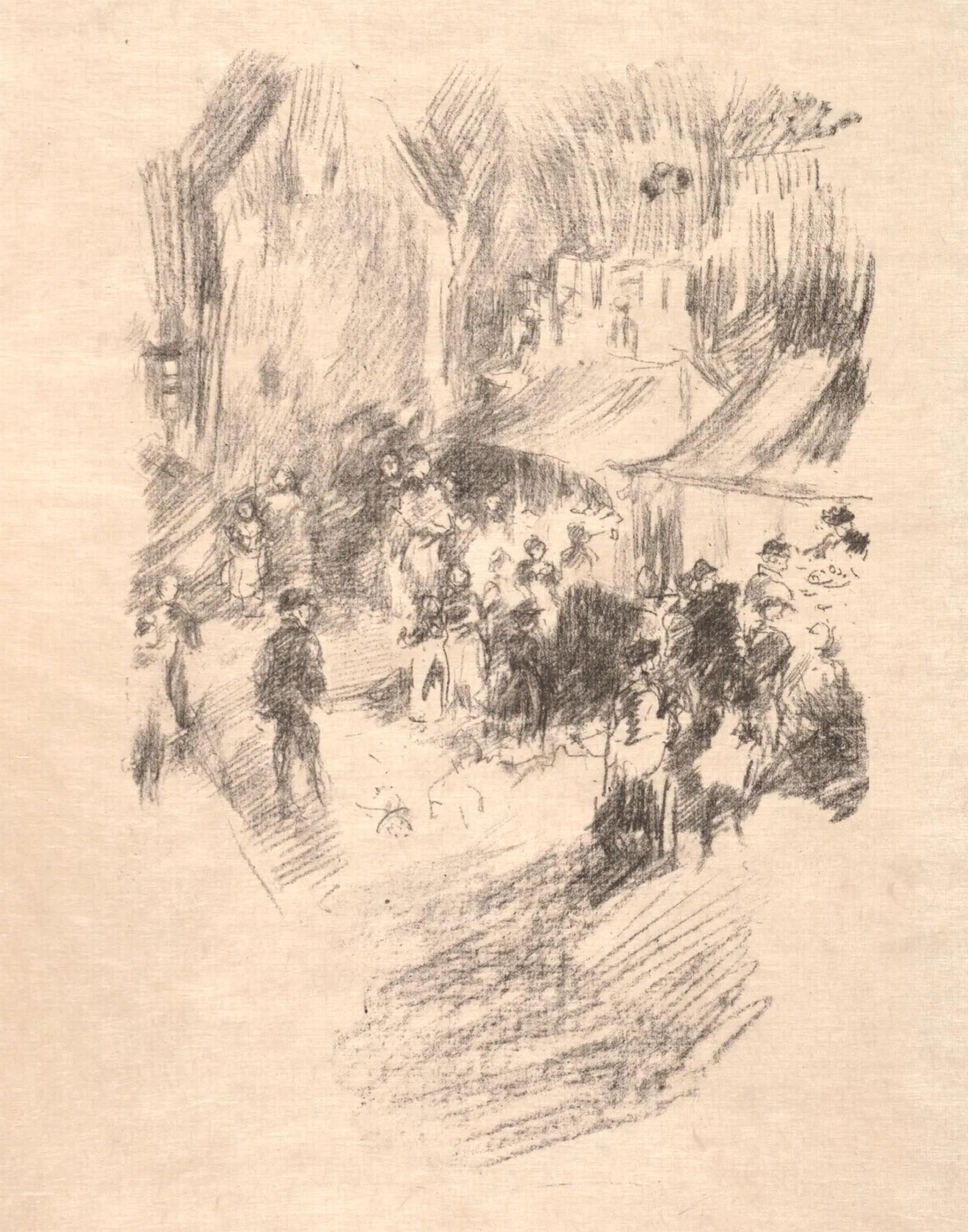Fair Lyme Regis Wall Art by James Abbott McNeill Whistler - Canvas Print