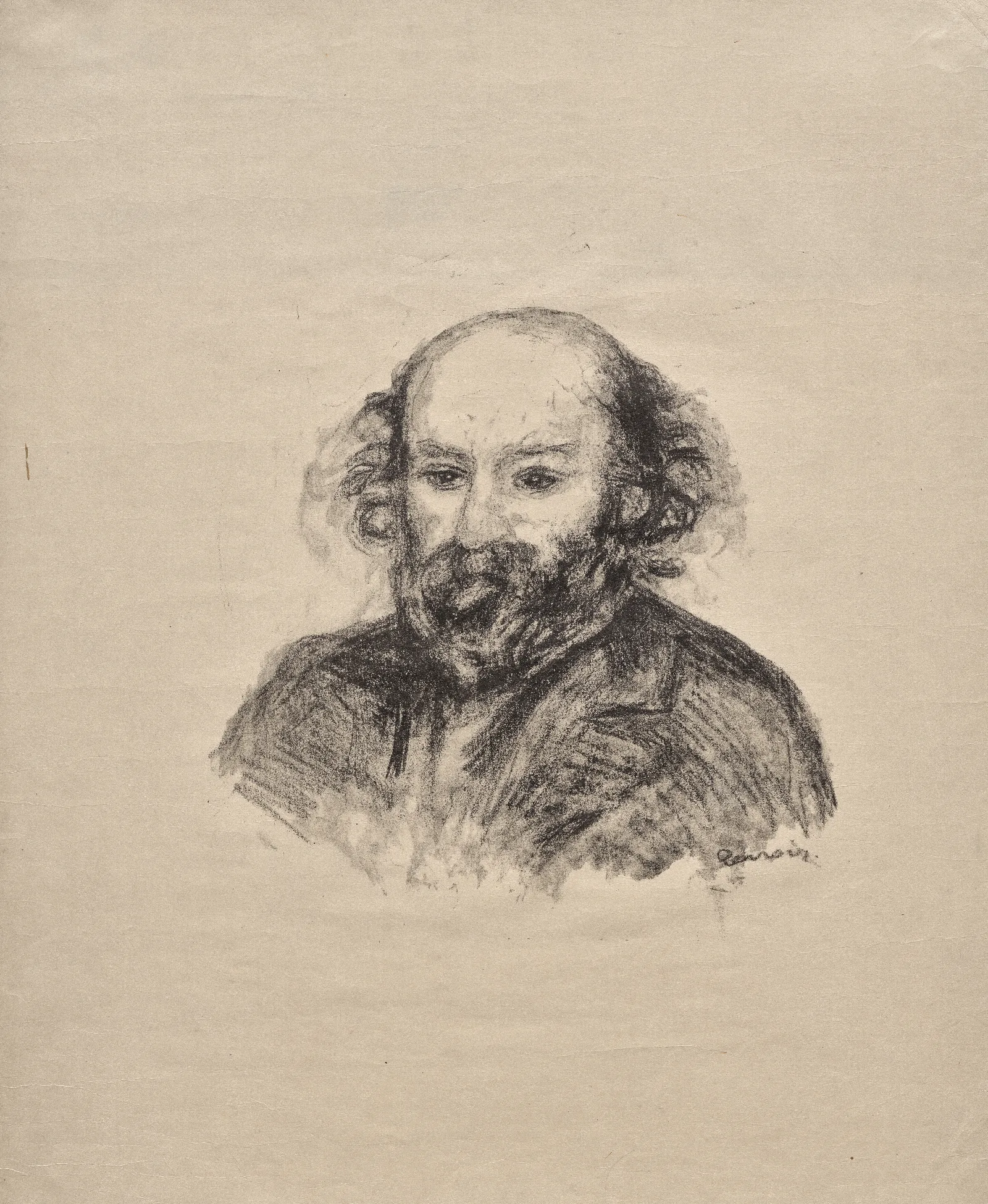 Paul Cezanne 4 Wall Art by Pierre-Auguste Renoir - Canvas Print