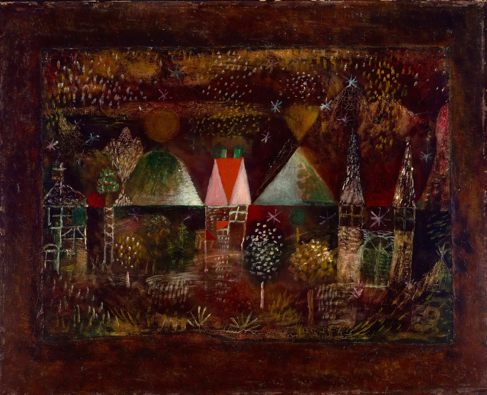 Night Feast Wall Art by Paul Klee - Canvas Print